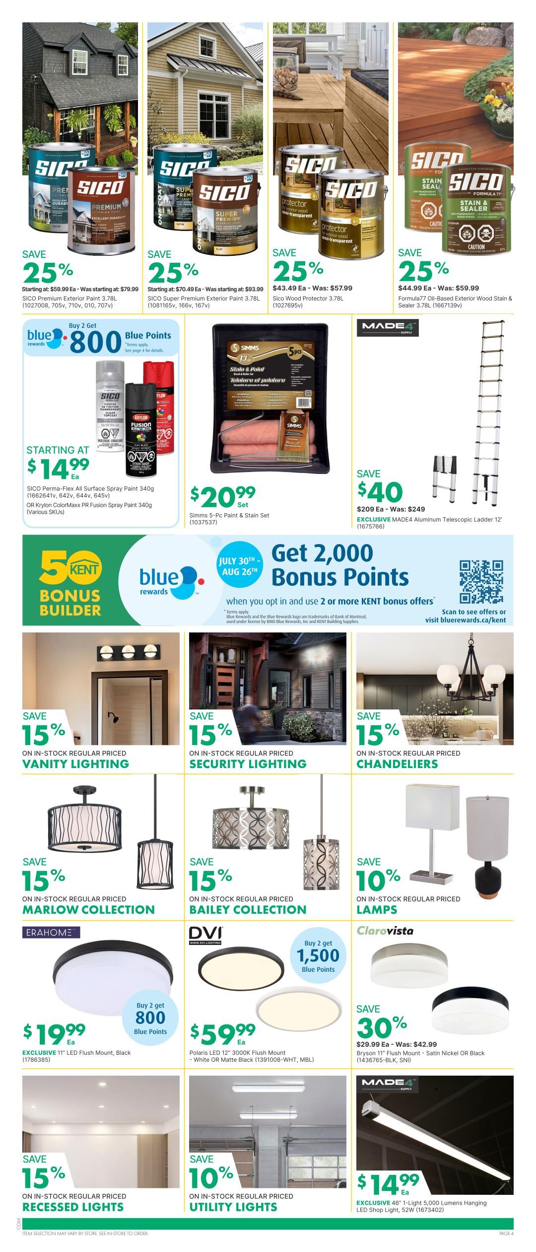 Kent Building Supplies Flyer August 6 to 12