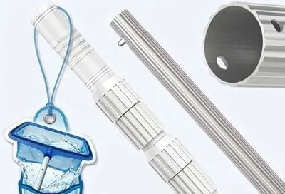 Amazon.ca: $45.69 Telescopic Pool Pole, 3.6M/12FT Pool Skimmer Pole,1.2MM Thickened Adjustable Aluminum Pool Net Pole