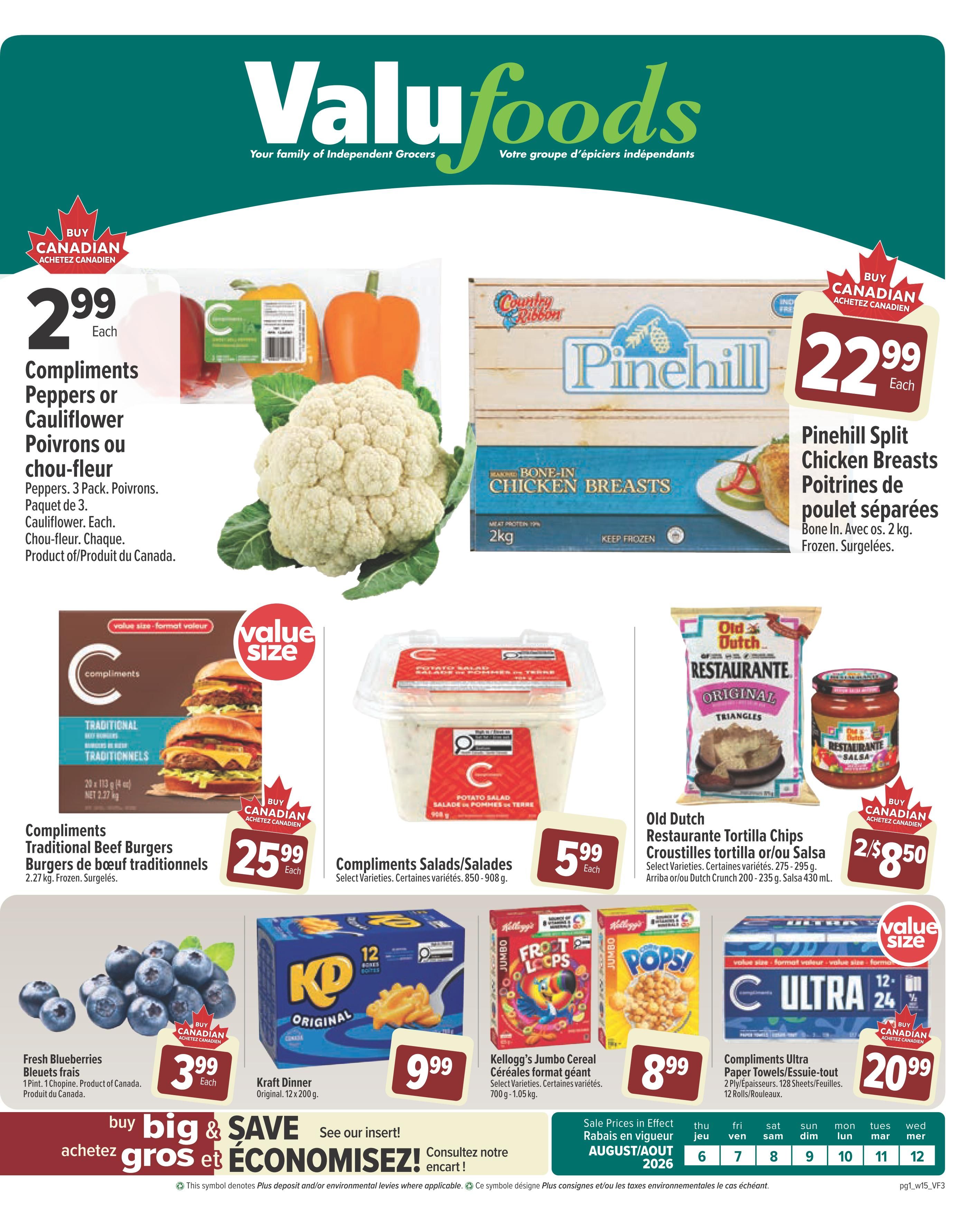 Valufoods Flyer August 6 to 12