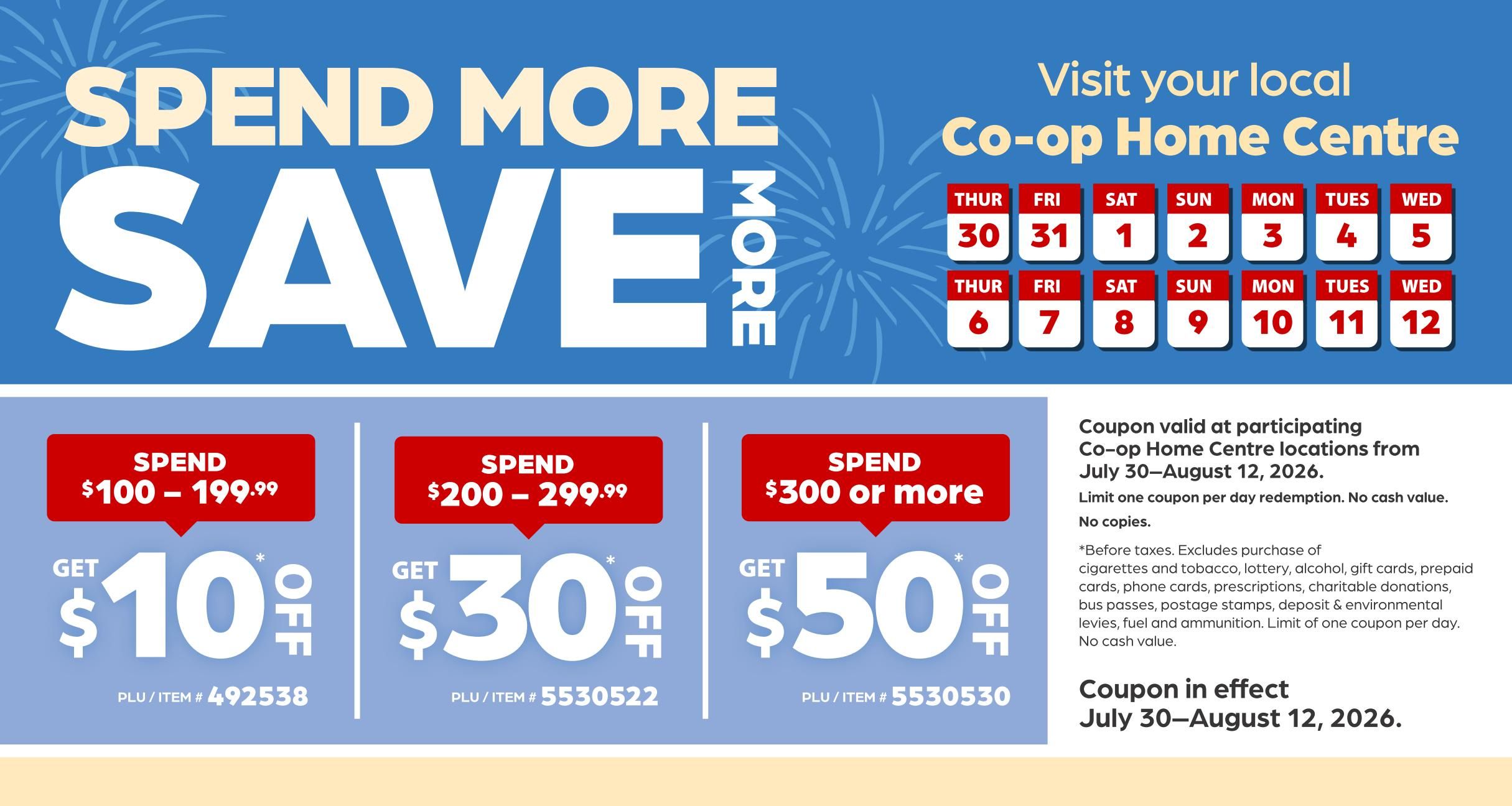 Co-op (West) Home Centre Flyer August 6 to 12