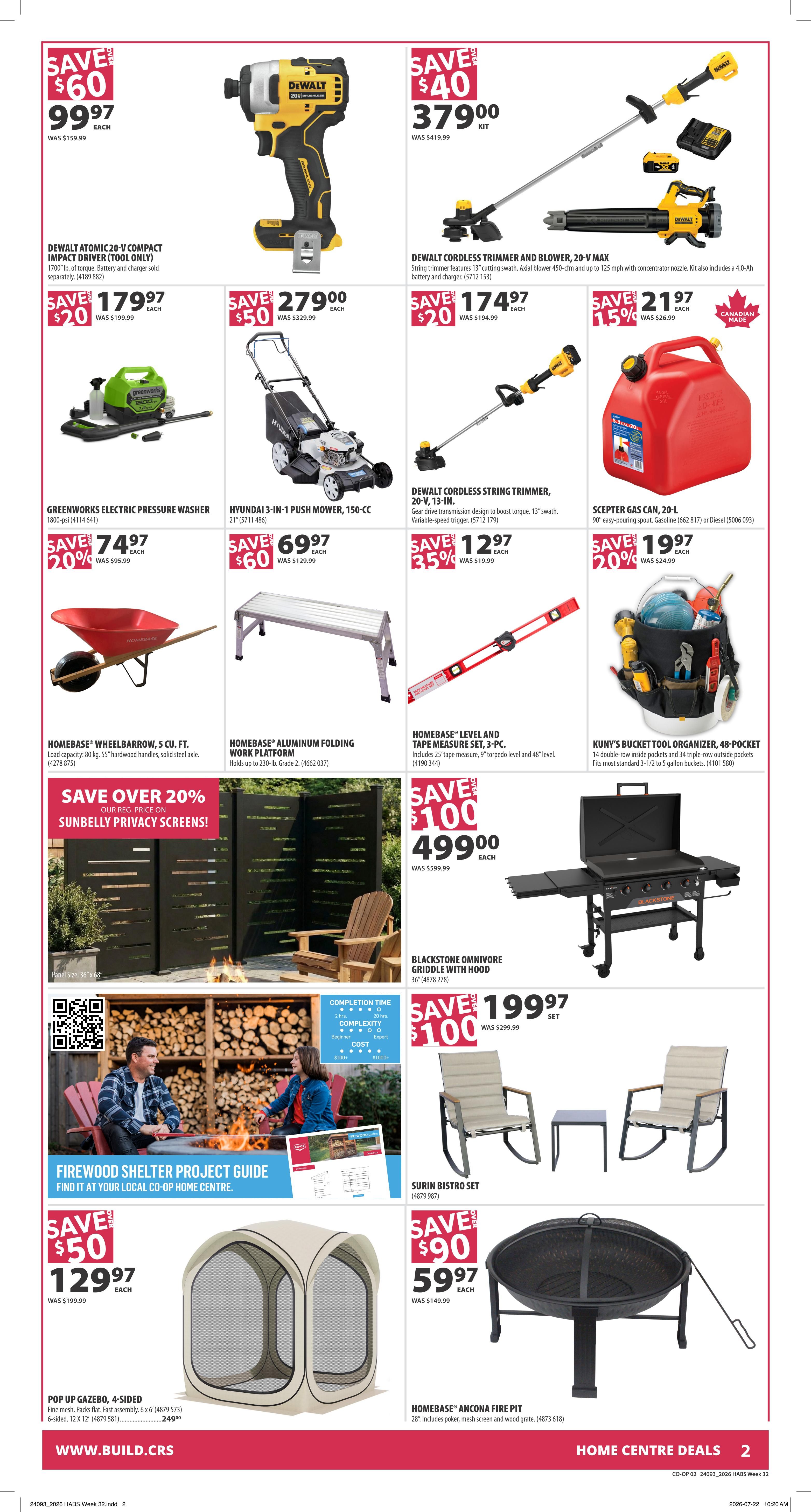 Co-op (West) Home Centre Flyer August 6 to 12