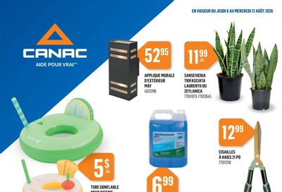Canac Flyer August 6 to 12