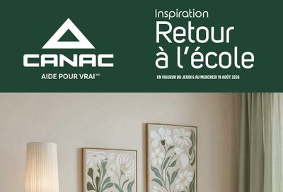 Canac Flyer August 6 to 19