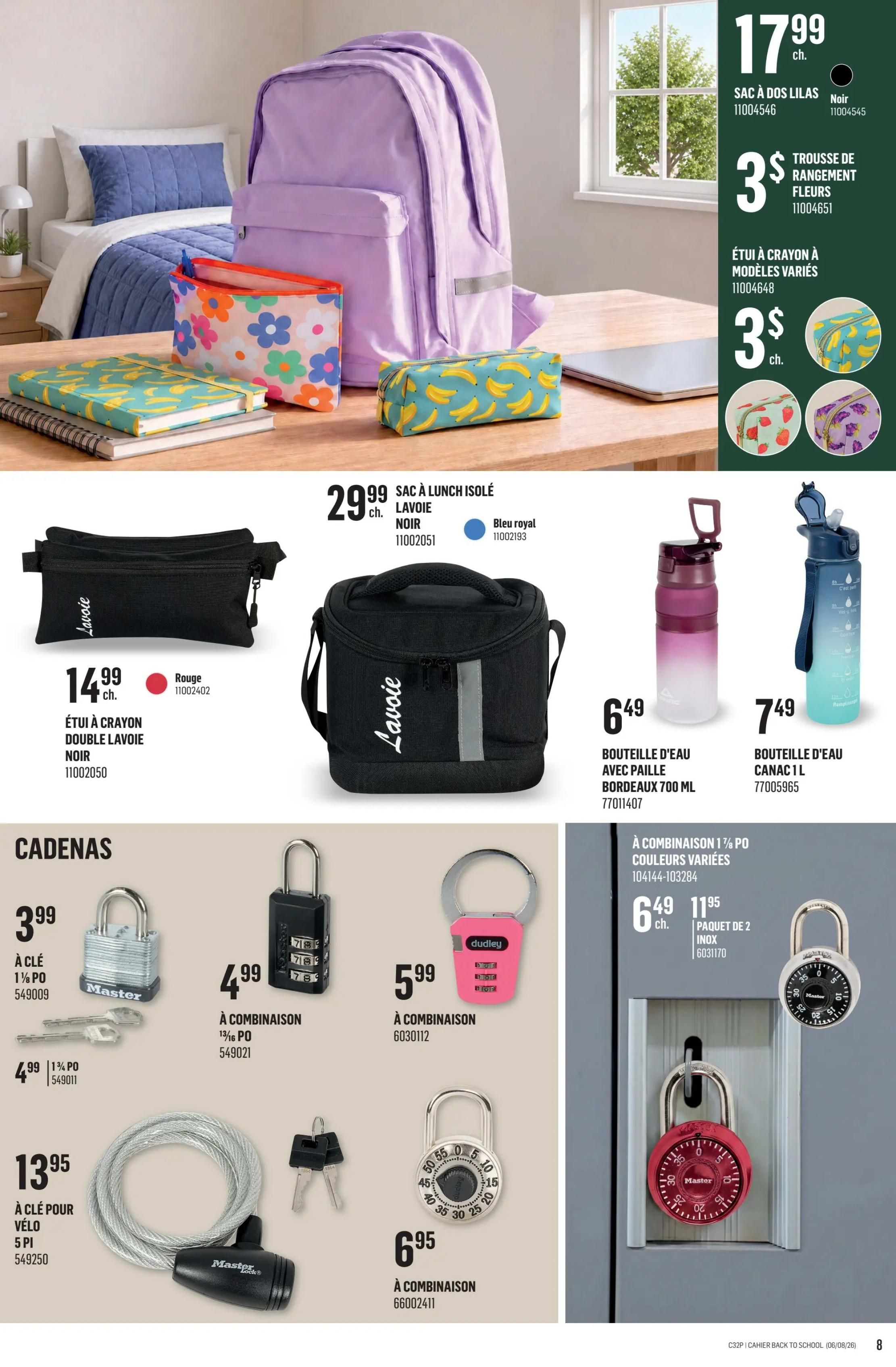 Canac Flyer August 6 to 19