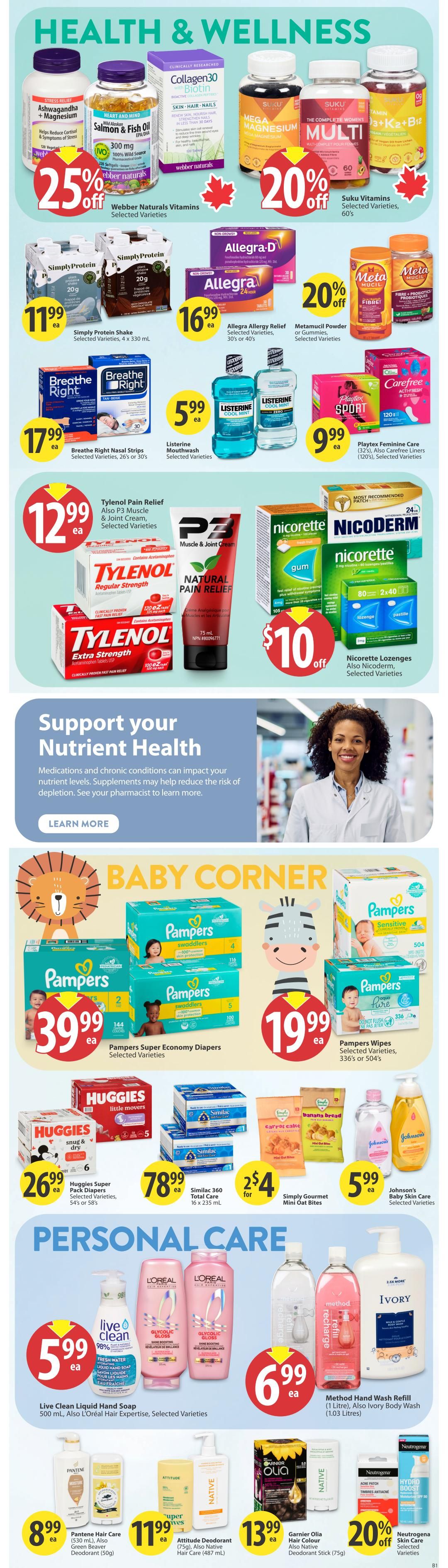 Save On Foods (AB) Flyer August 6 to 12