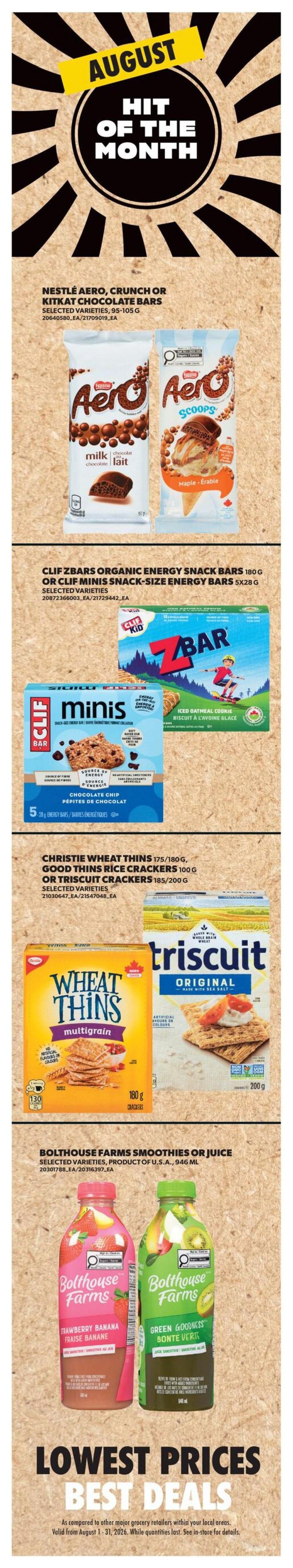 Real Canadian Wholesale Club Flyer August 6 to 12