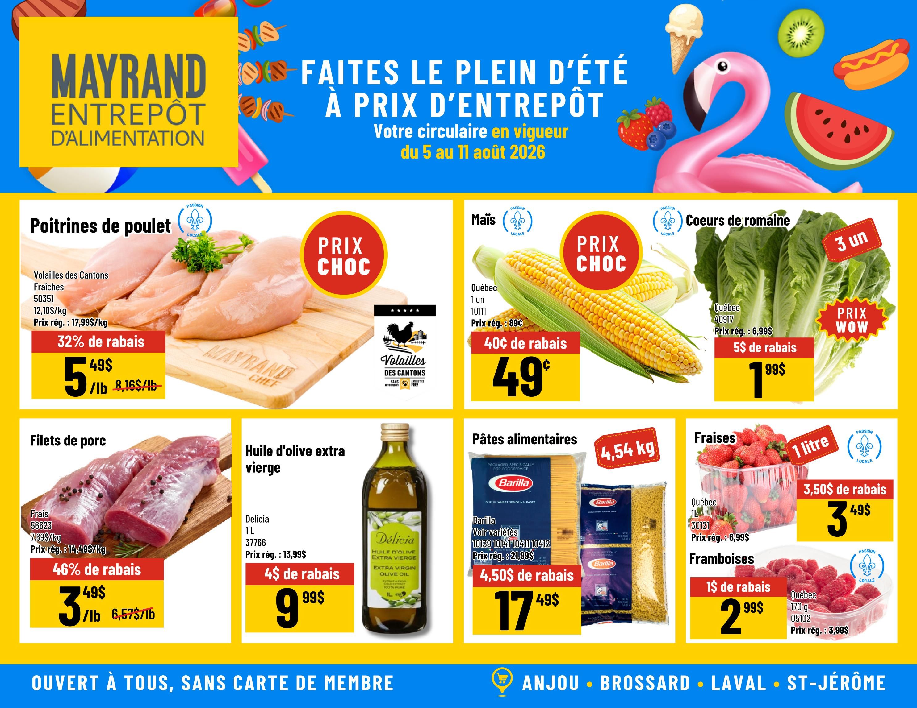 Mayrand Flyer August 5 to 11