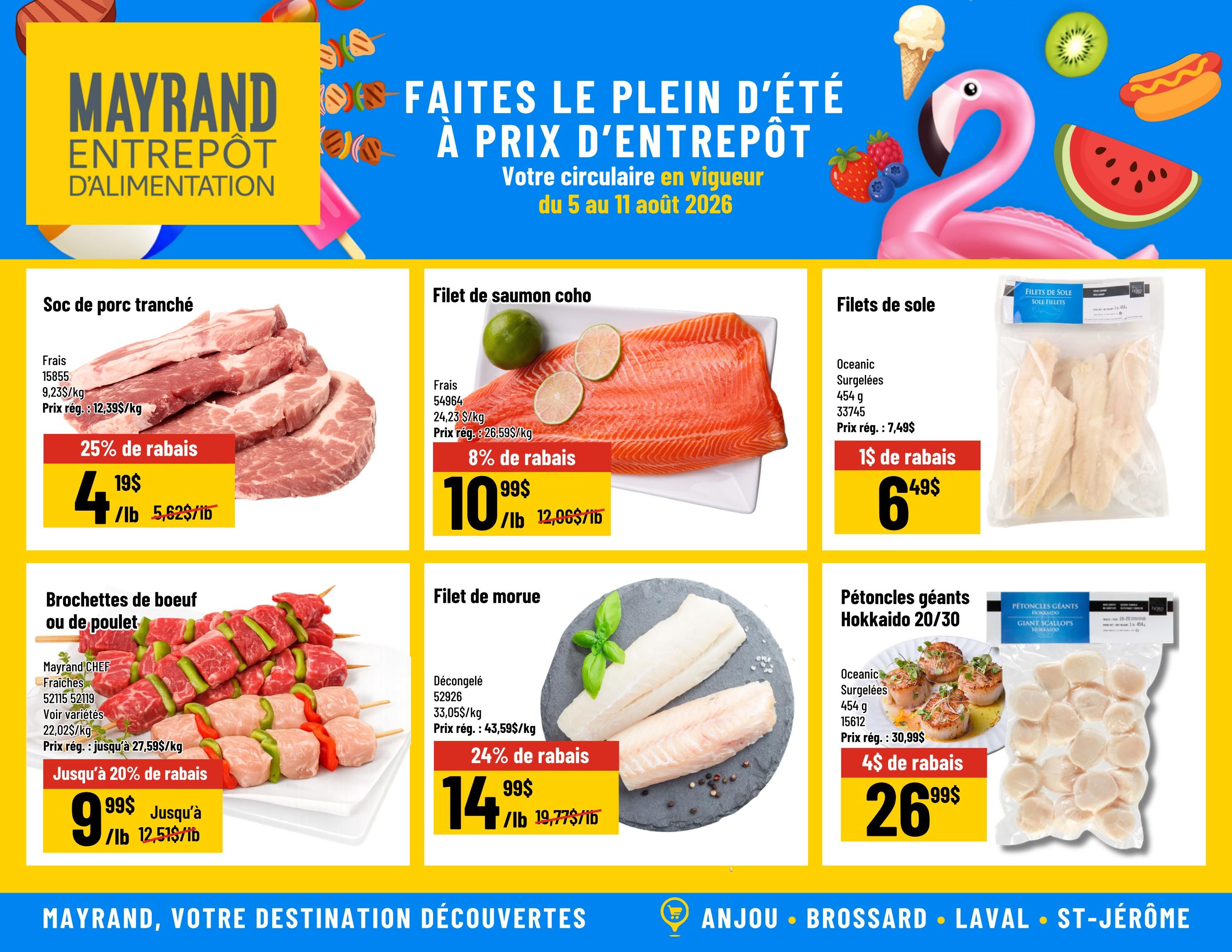 Mayrand Flyer August 5 to 11