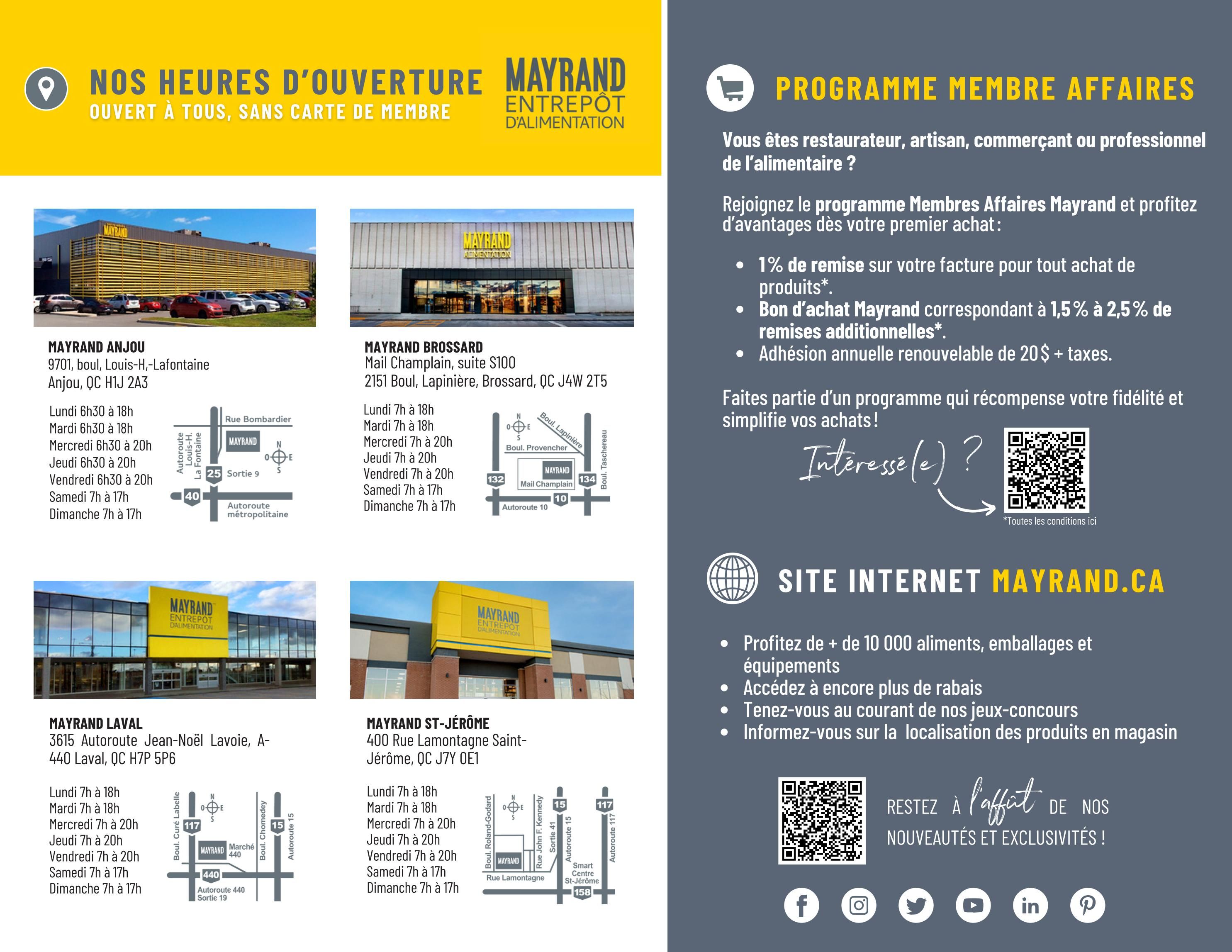 Mayrand Flyer August 5 to 11