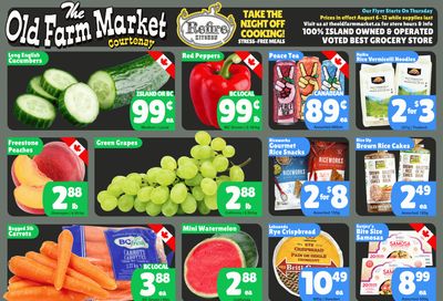 The Old Farm Market (Courtenay) Flyer August 6 to 12