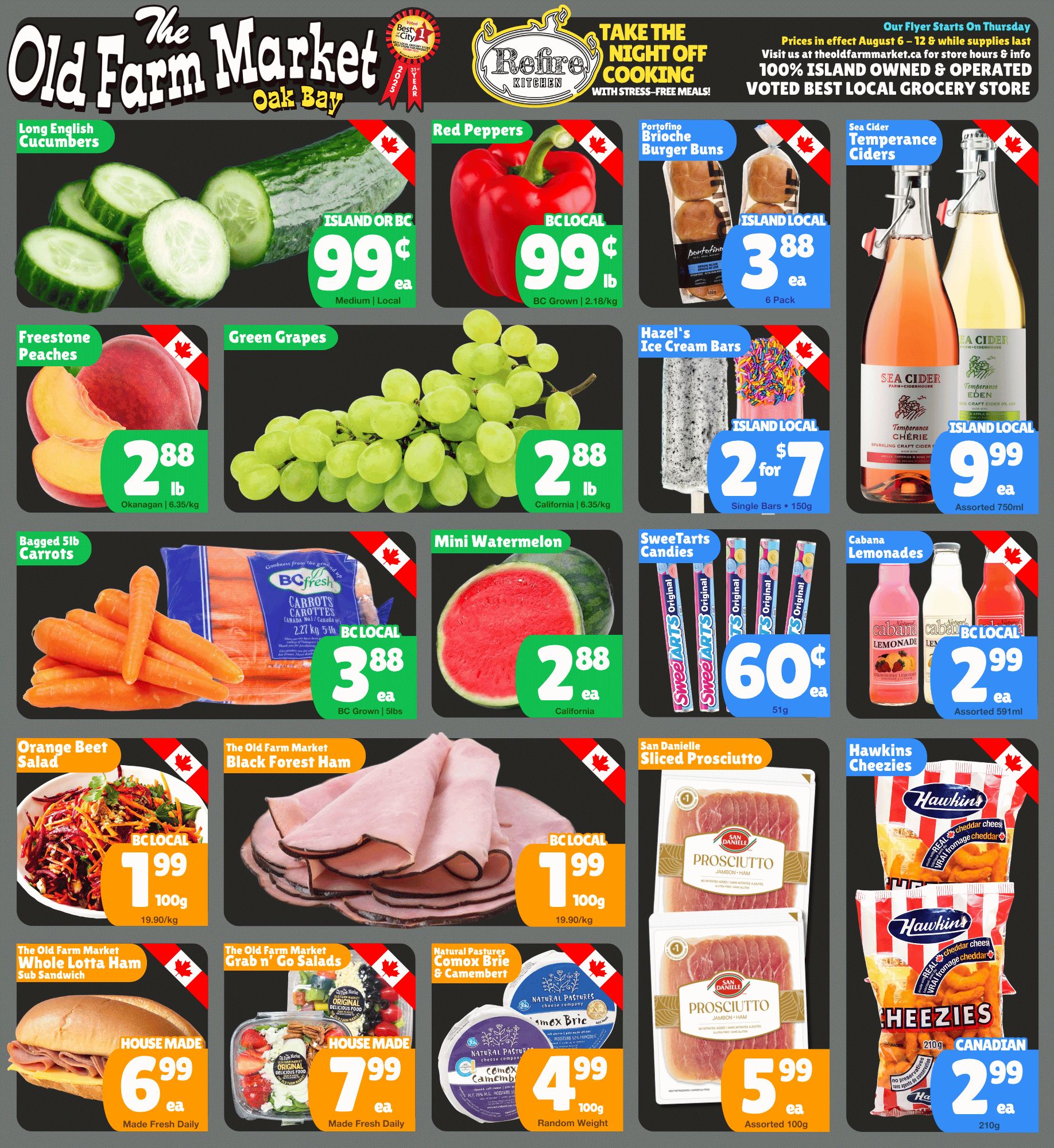 The Old Farm Market (Victoria) Flyer August 6 to 12