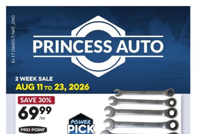 Princess Auto Flyer August 11 to 23