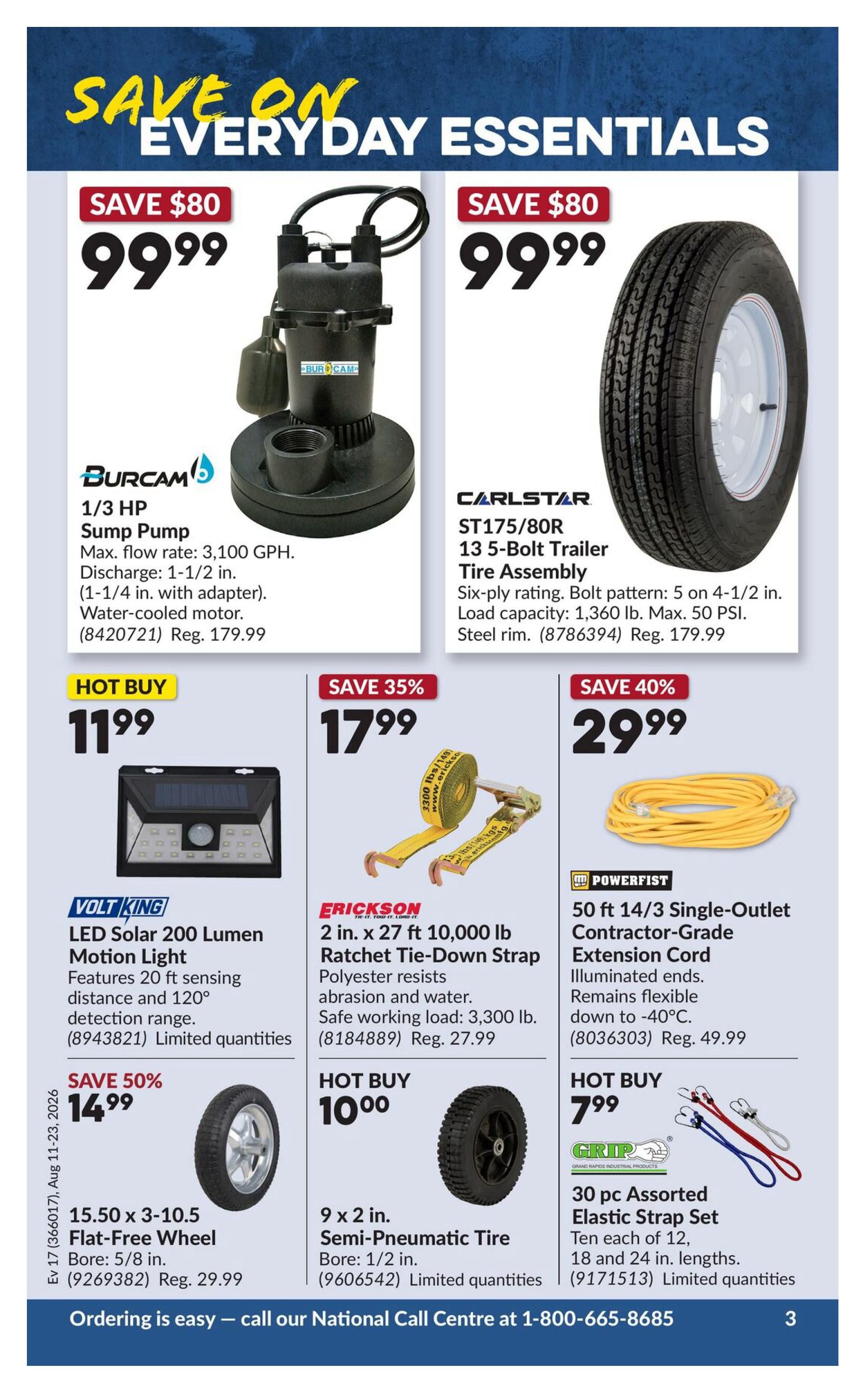 Princess Auto Flyer August 11 to 23