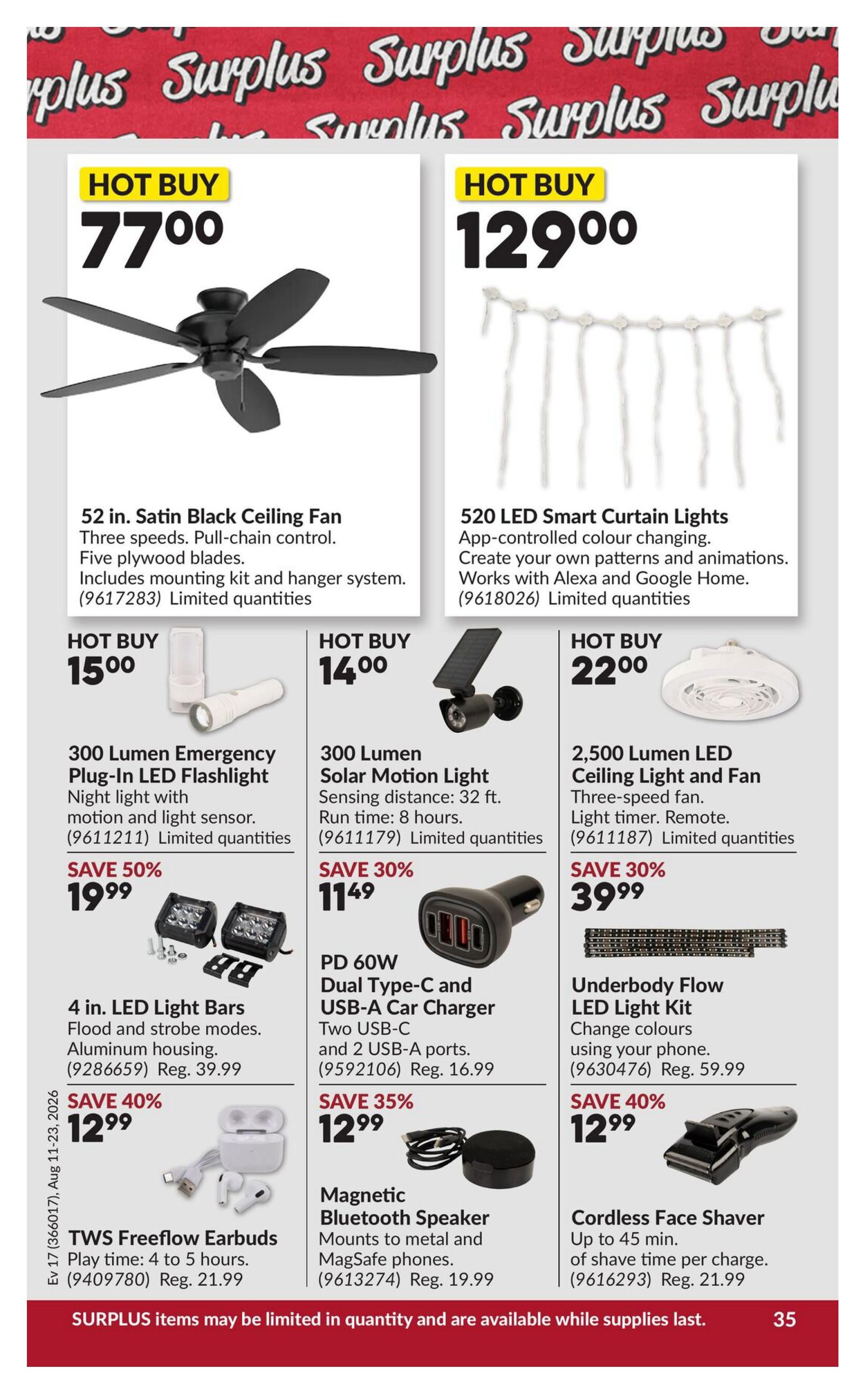 Princess Auto Flyer August 11 to 23