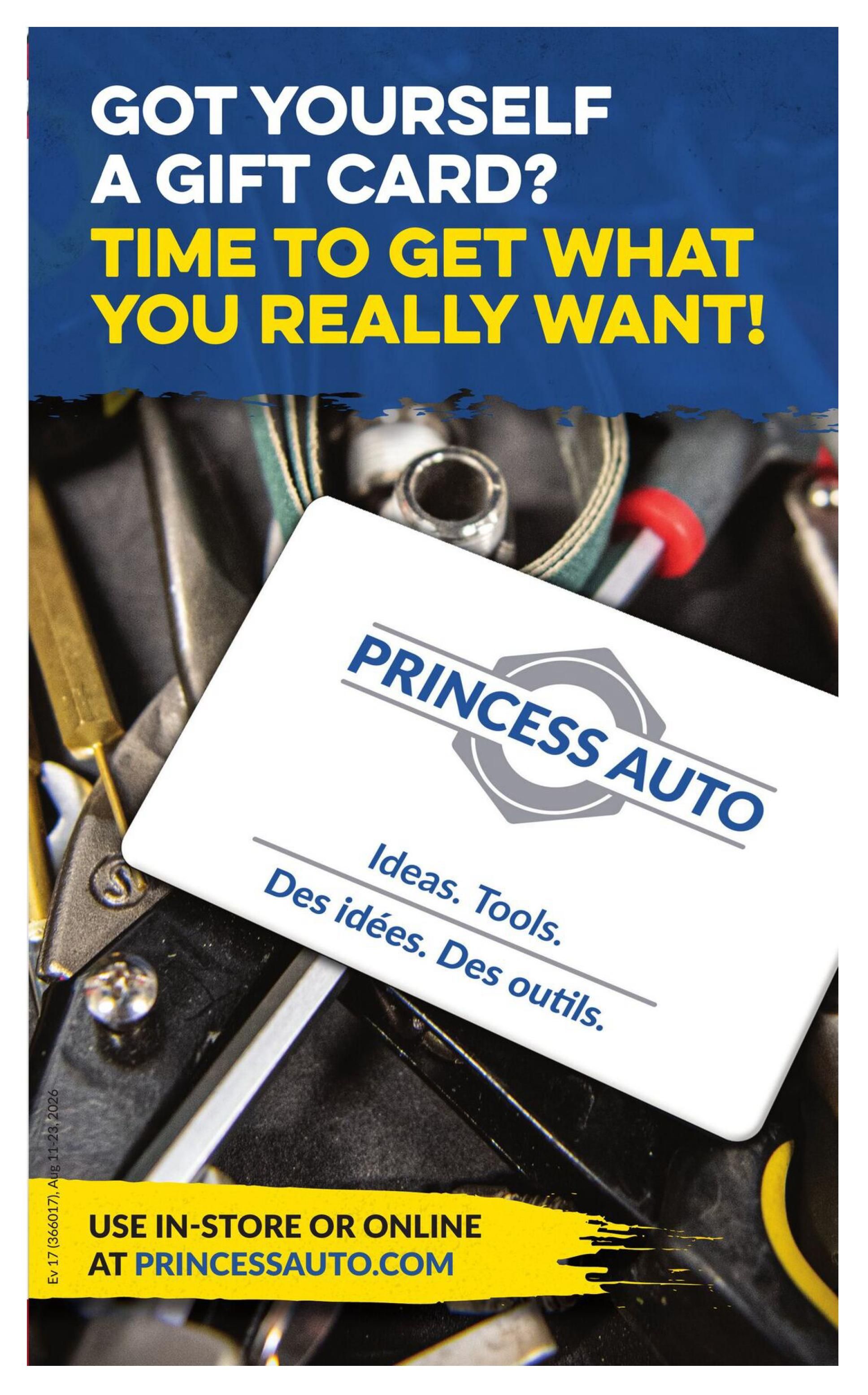 Princess Auto Flyer August 11 to 23