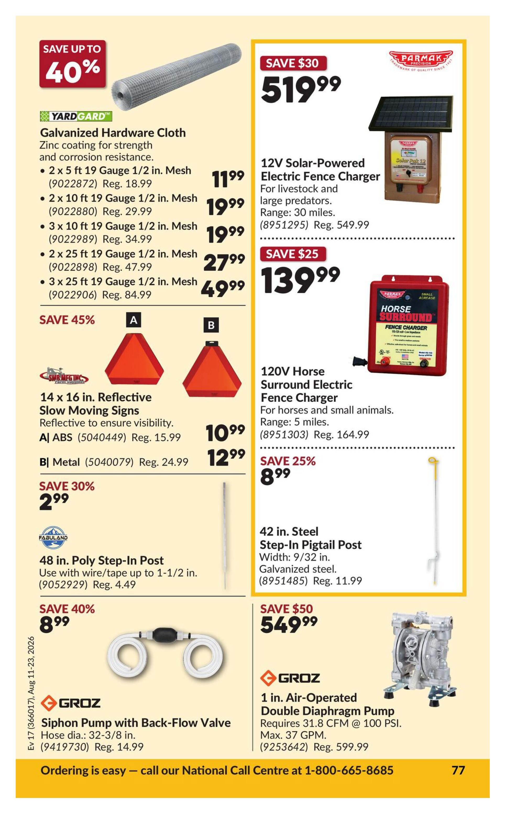 Princess Auto Flyer August 11 to 23