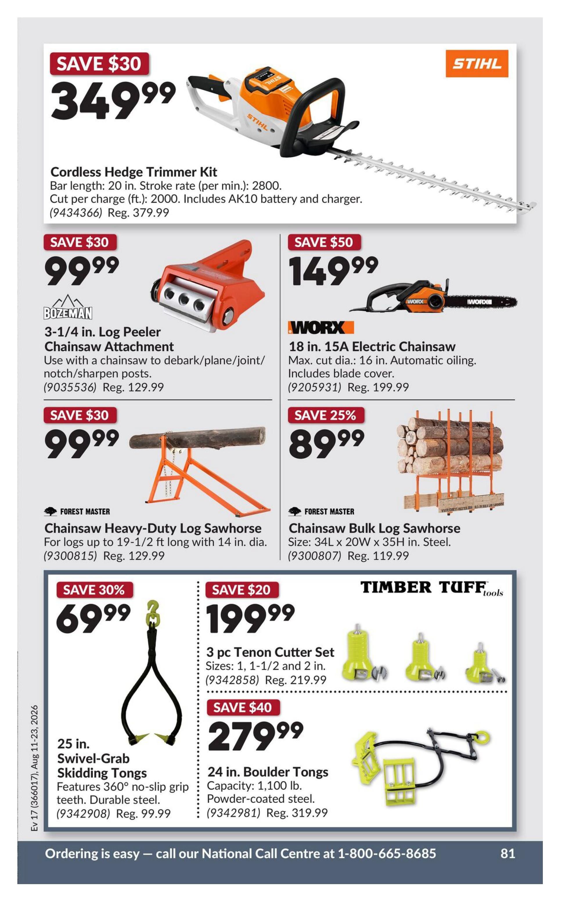 Princess Auto Flyer August 11 to 23