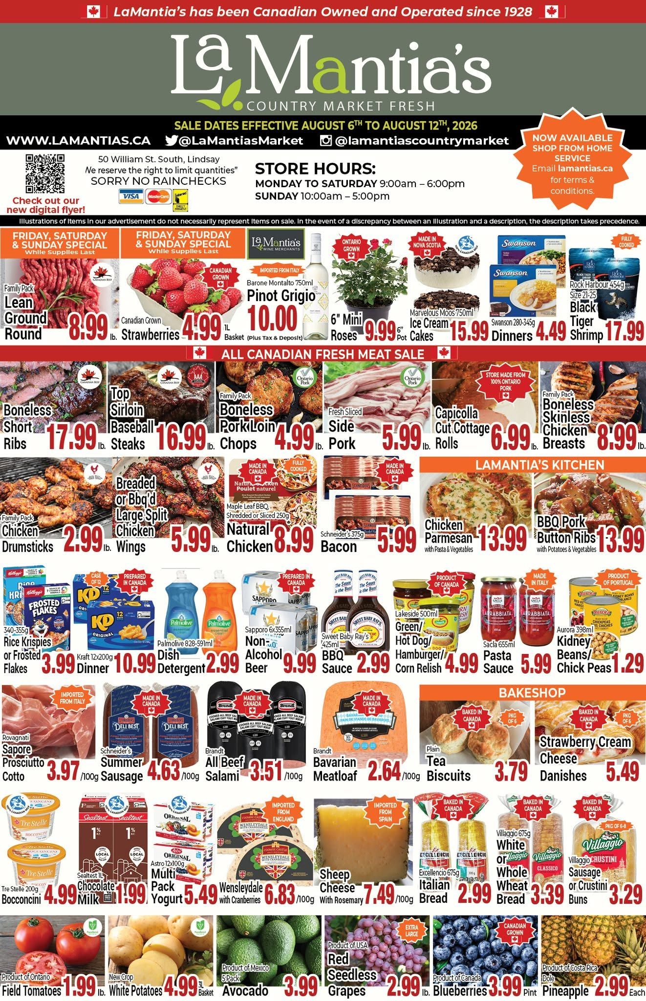 LaMantia's Flyer August 6 to 12
