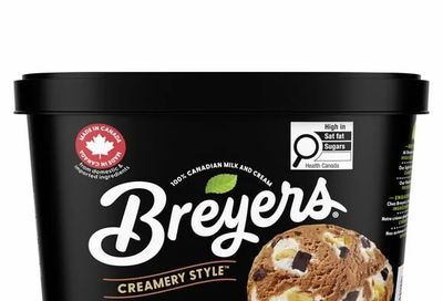Walmart: Breyers Creamery Style Ice Cream 1.41L $1.98 (with printed coupon) August 6-12