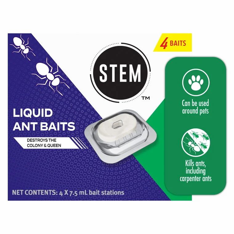 Walmart: STEM™ Liquid Ant Baits, Destroys the Colony and Queen, For Indoor Use, 4 Spill Proof Bait Stations $2.00 (reg. $9.98)