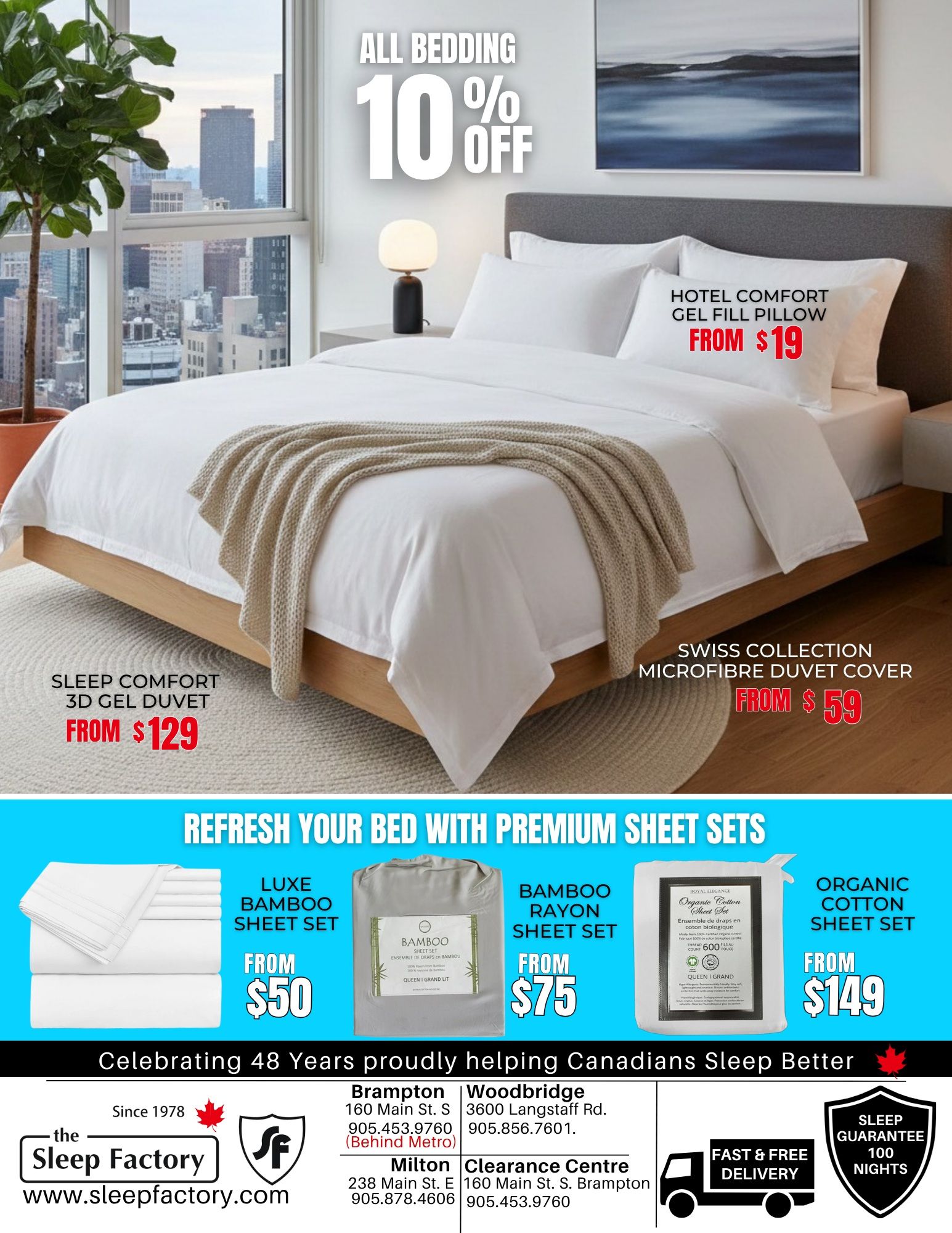 The Sleep Factory Flyer August 1 to September 24