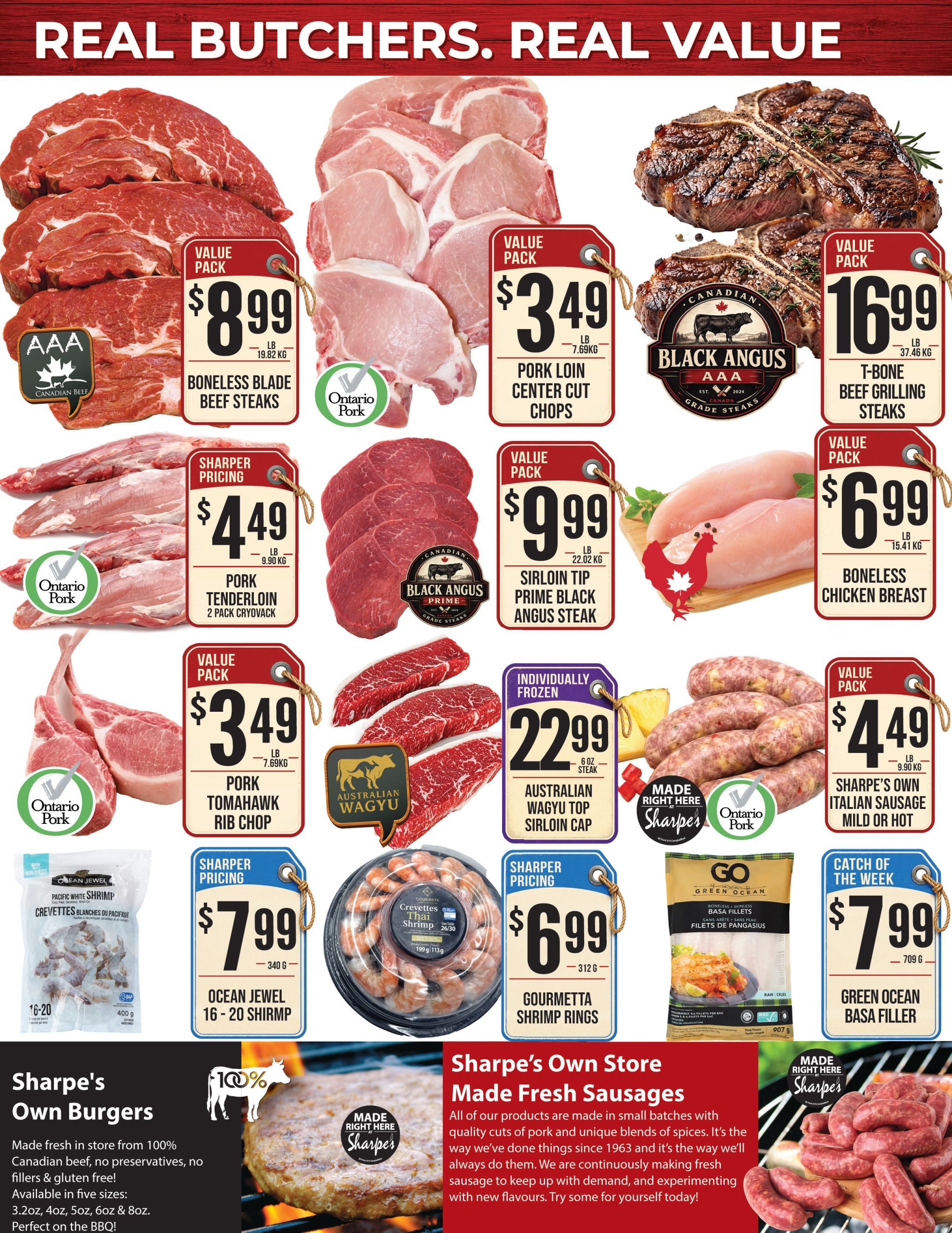 Sharpe's Food Market Flyer August 6 to 12