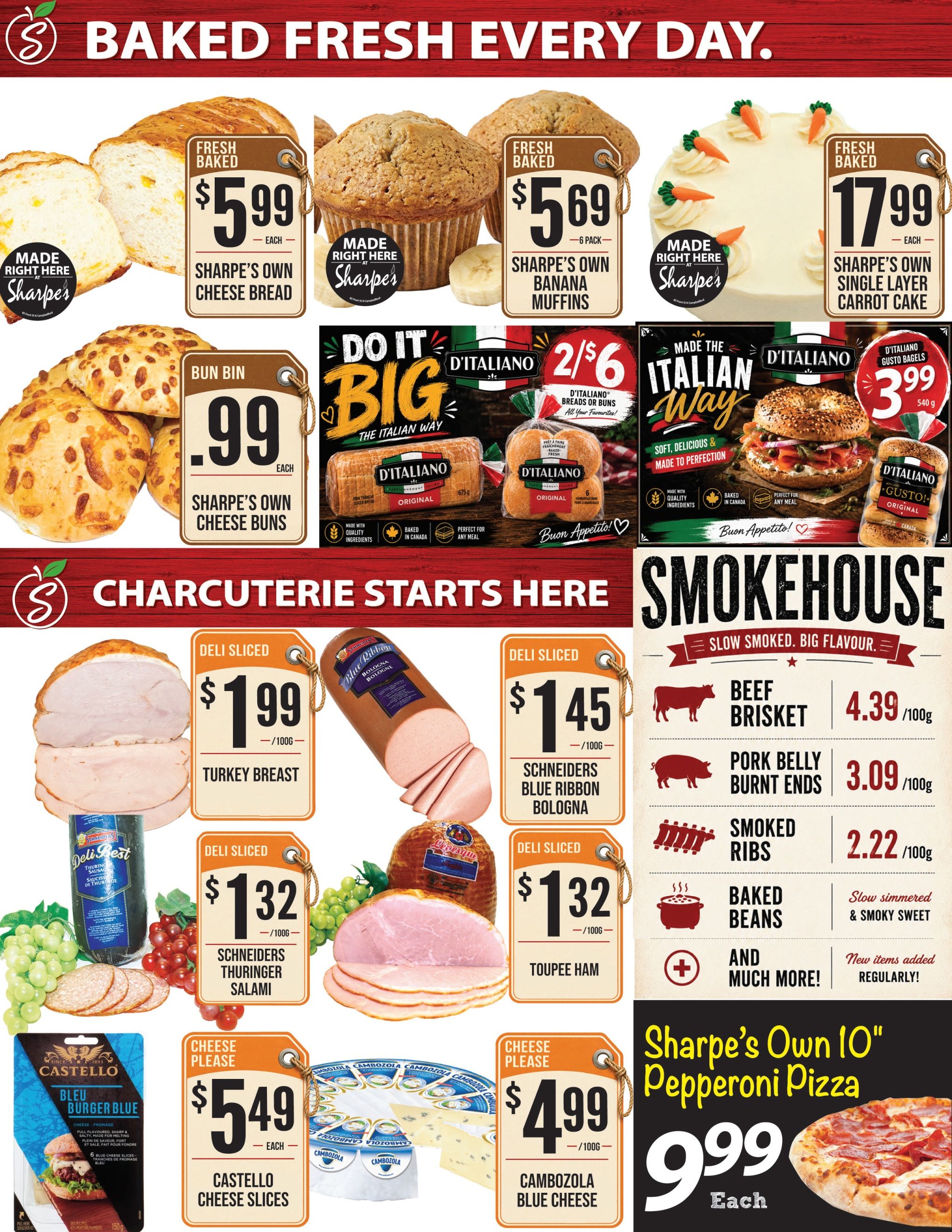 Sharpe's Food Market Flyer August 6 to 12