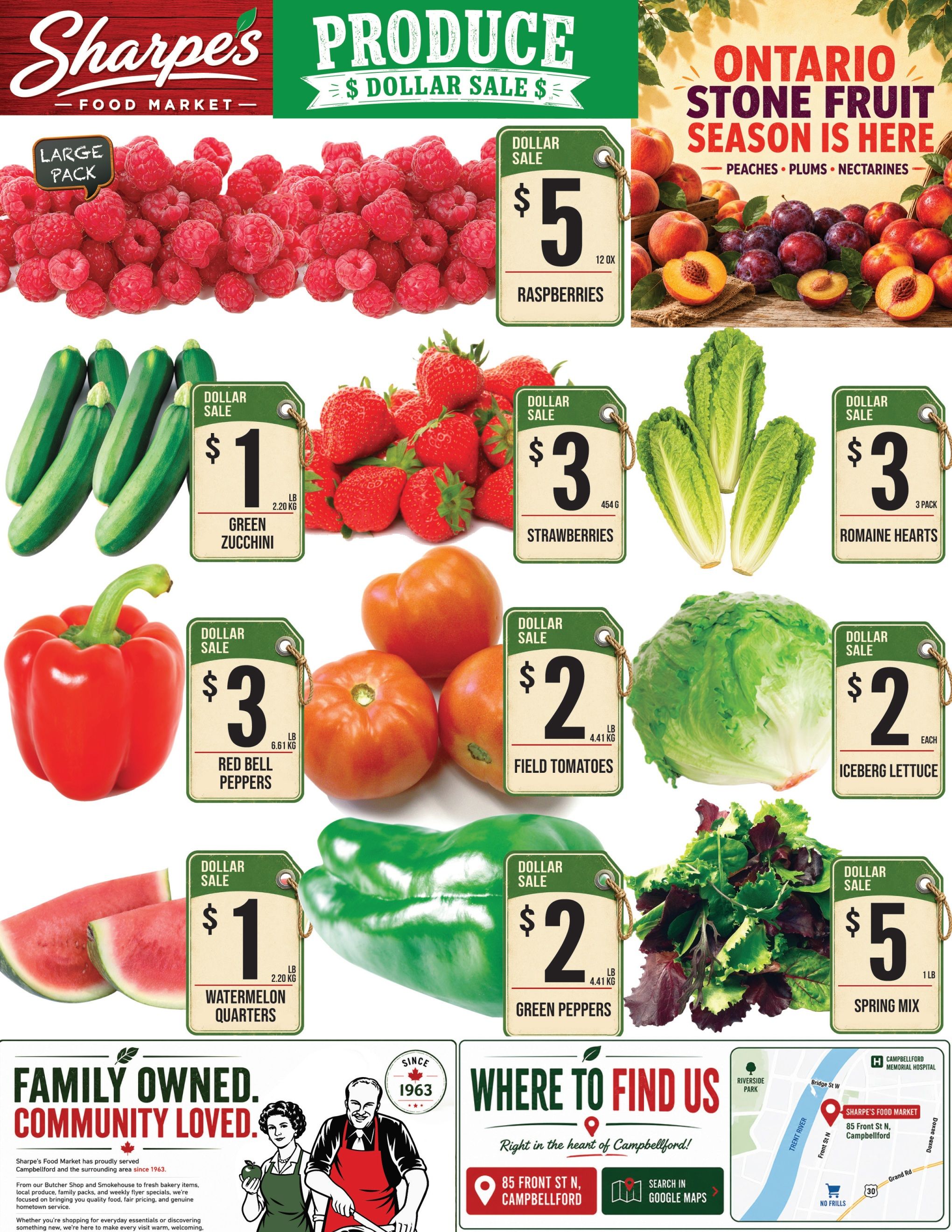 Sharpe's Food Market Flyer August 6 to 12