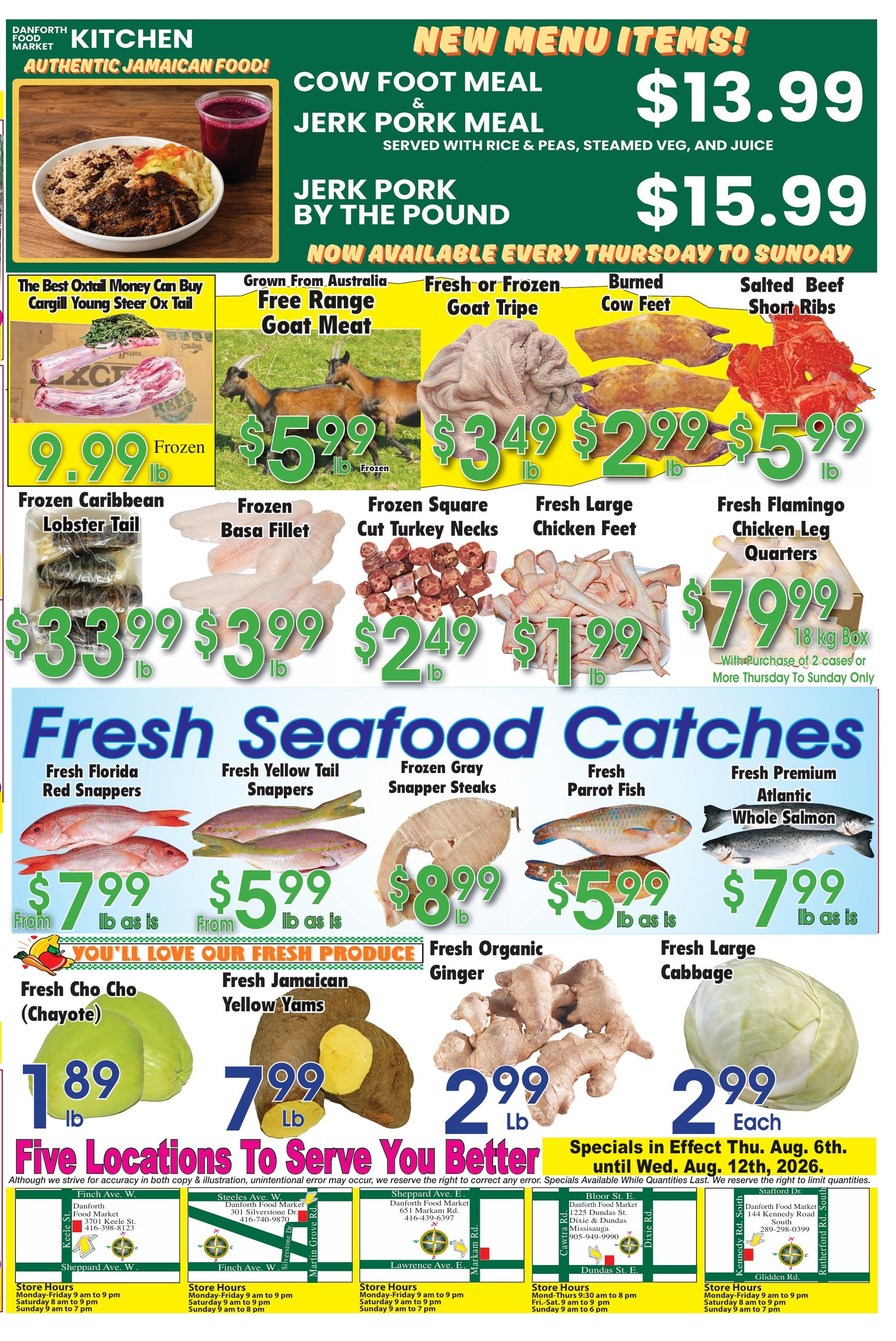 Danforth Food Market Flyer August 6 to 12