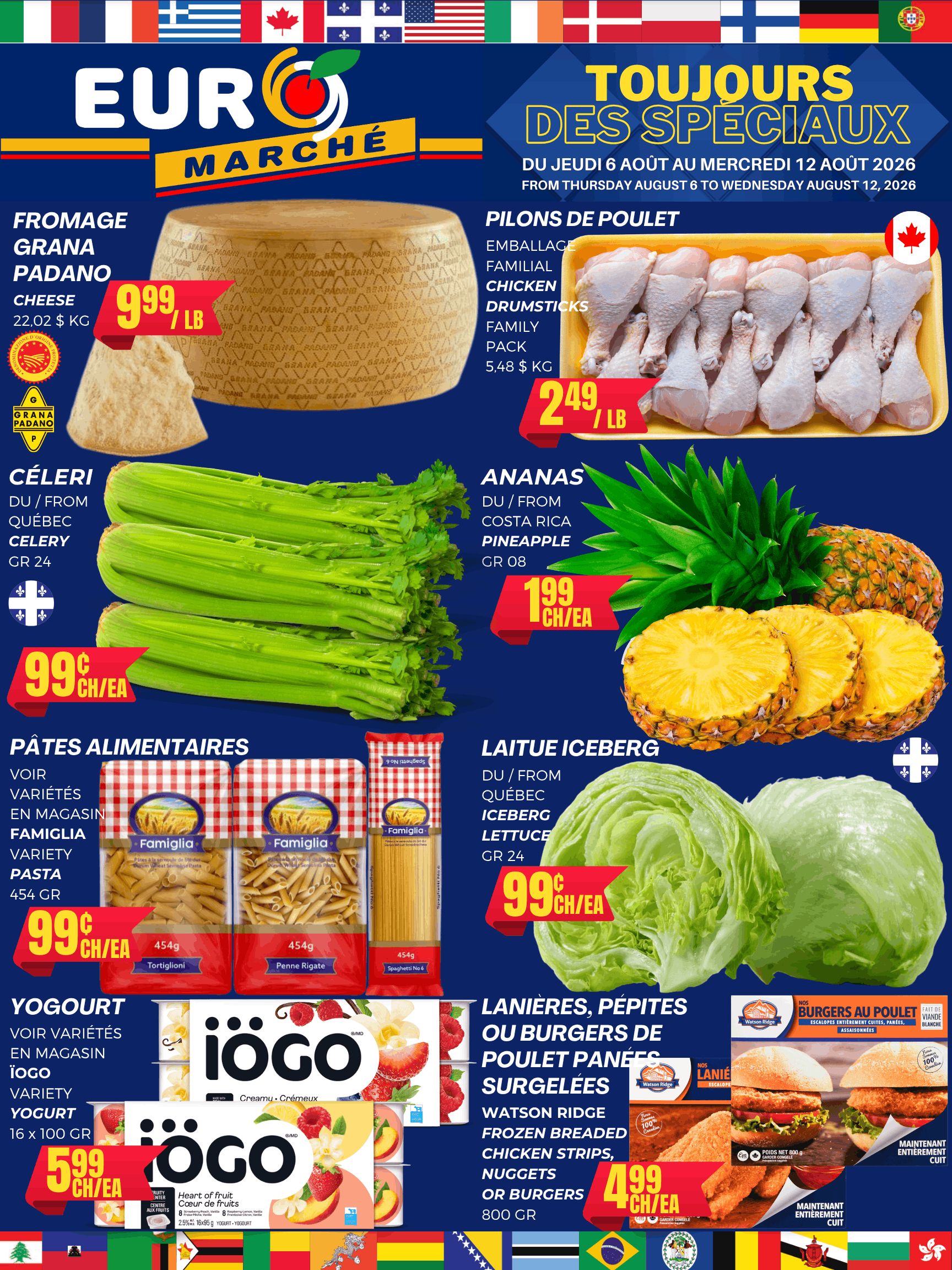 Euro Marche Flyer August 6 to 12