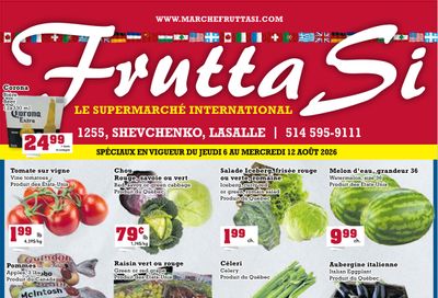 Frutta Si Flyer August 6 to 12