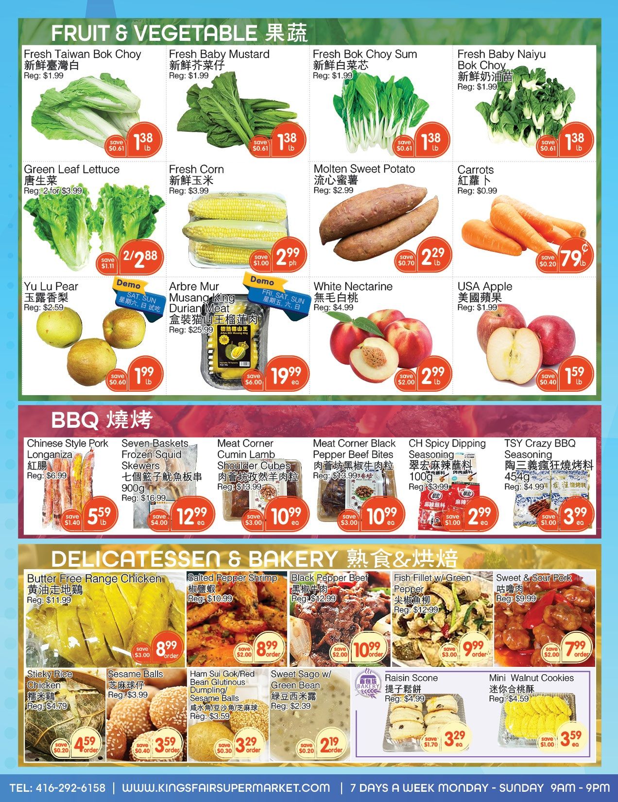 Kings Fair Supermarket Flyer August 6 to 12