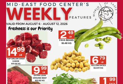 Mid-East Food Centre Flyer August 6 to 12