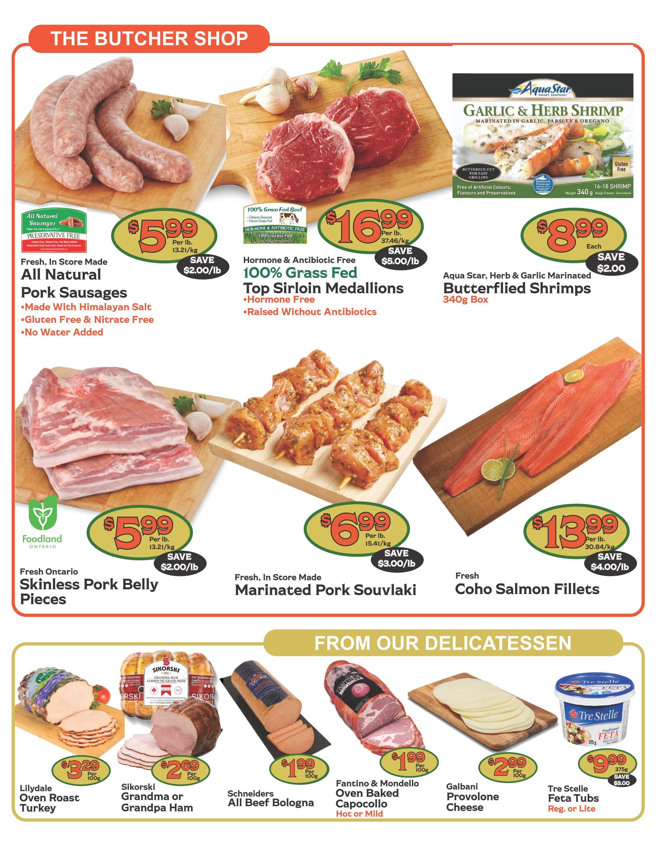 The Garden Basket Flyer August 6 to 12