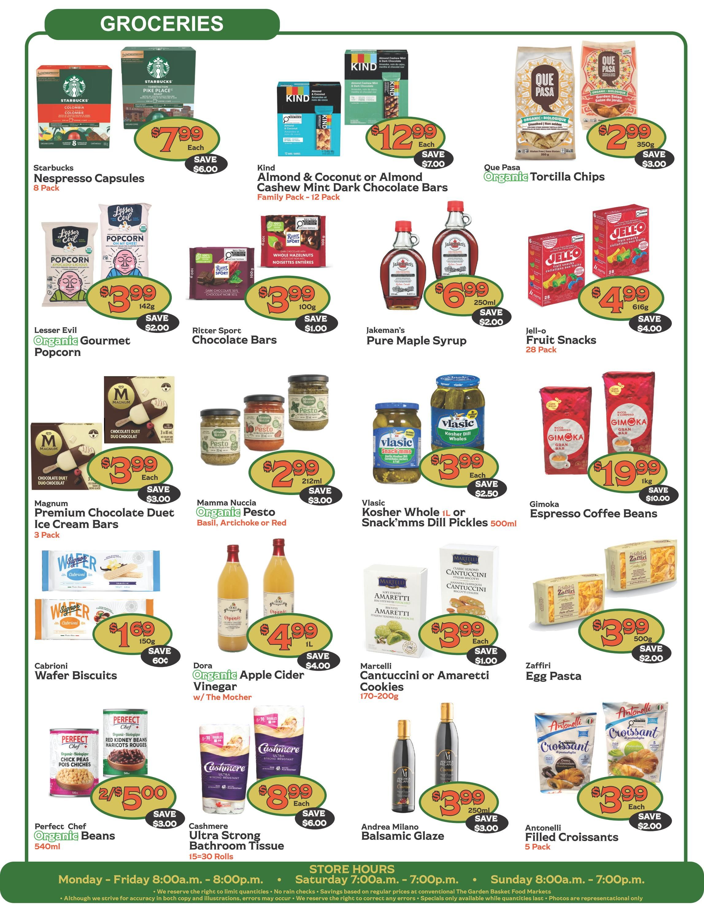 The Garden Basket Flyer August 6 to 12