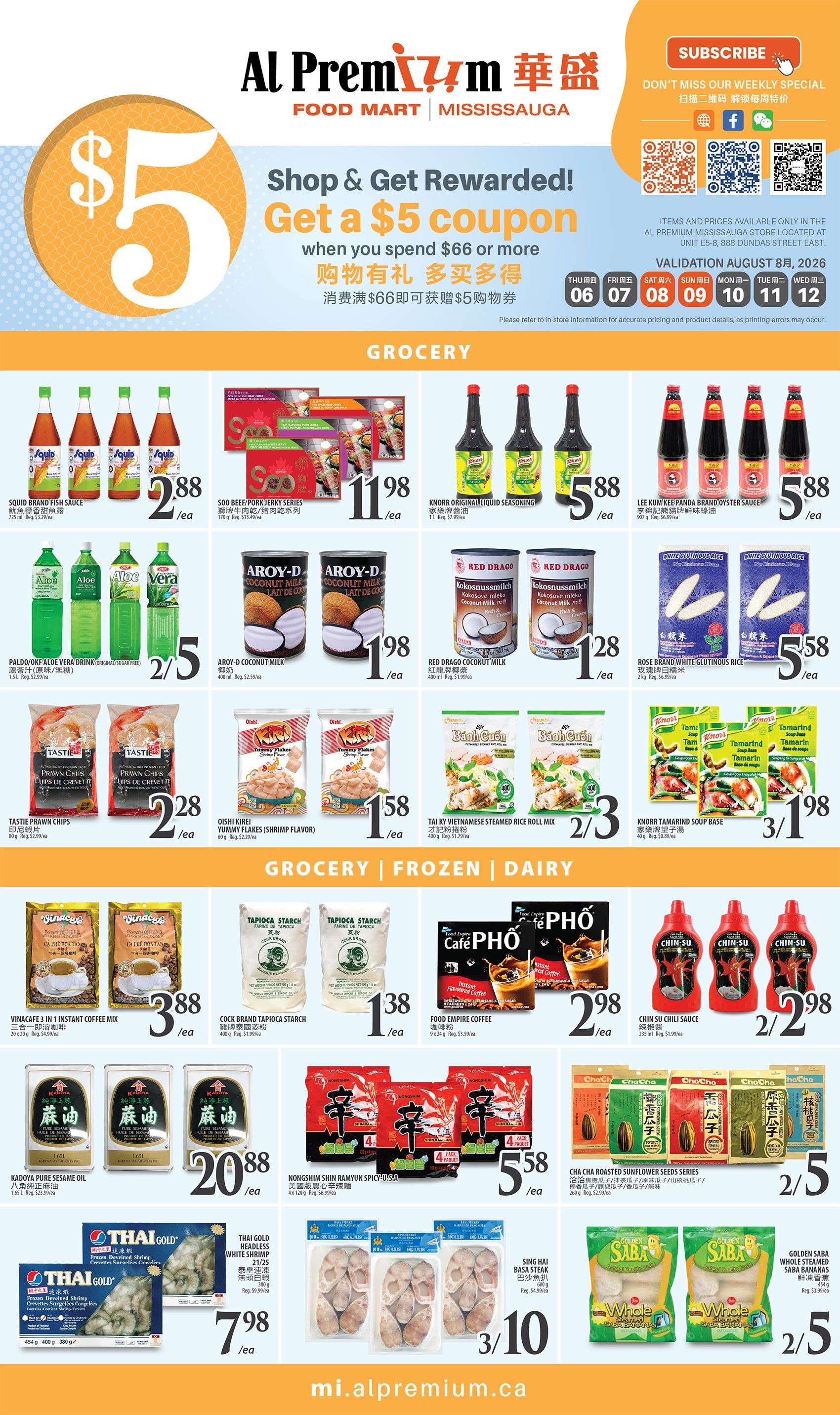 Al Premium Food Mart (Mississauga) Flyer August 6 to 12
