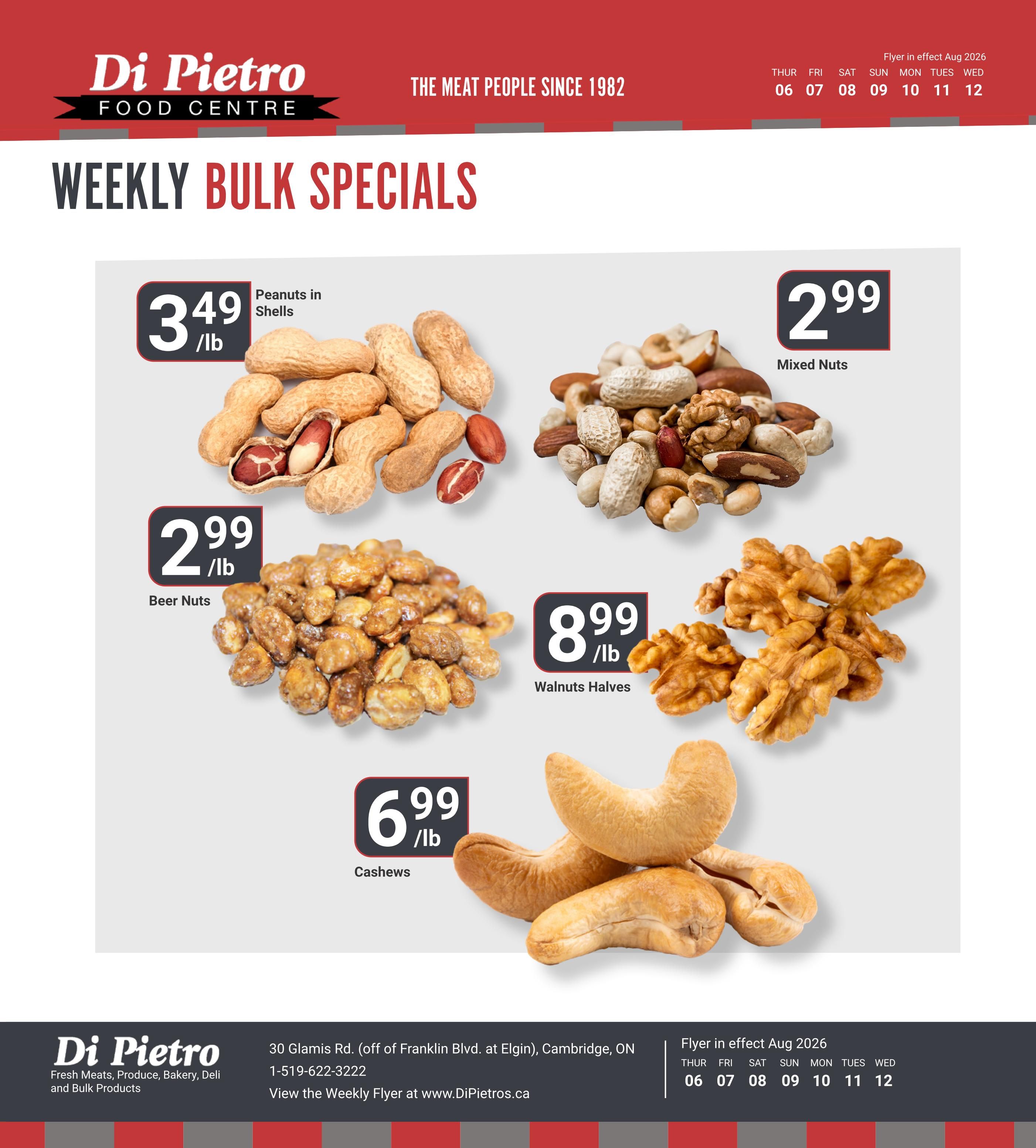 Di Pietro Food Centre Flyer August 6 to 12