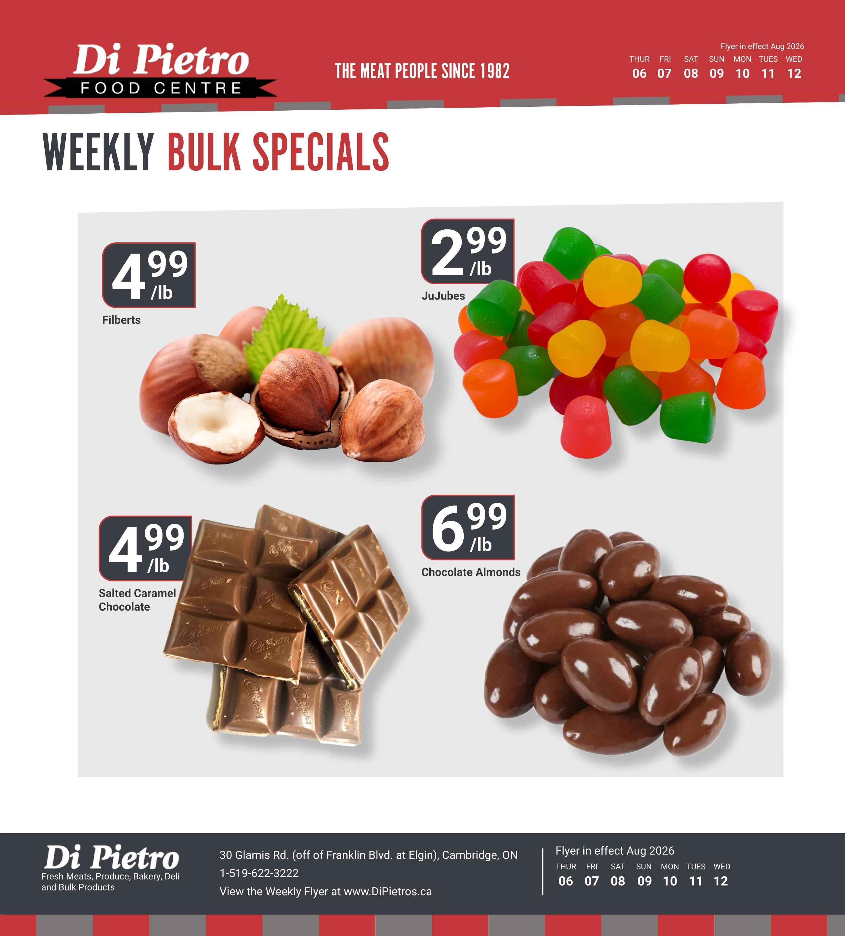 Di Pietro Food Centre Flyer August 6 to 12