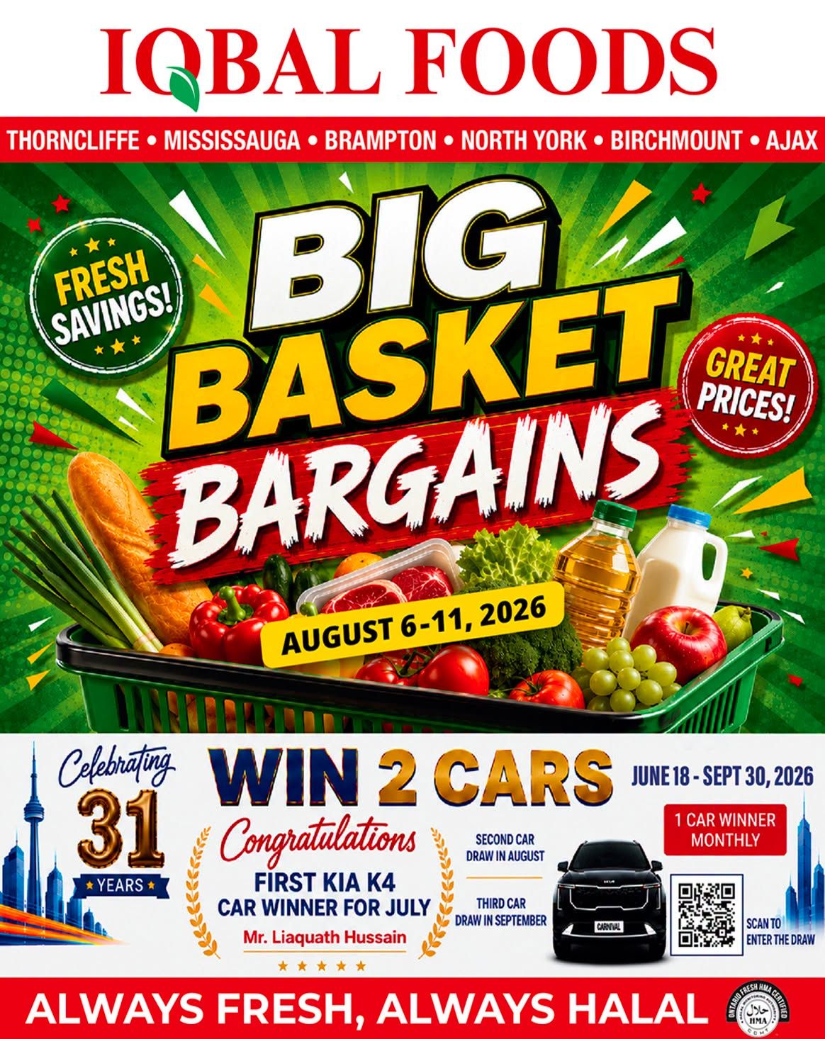 Iqbal Foods Flyer August 6 to 11