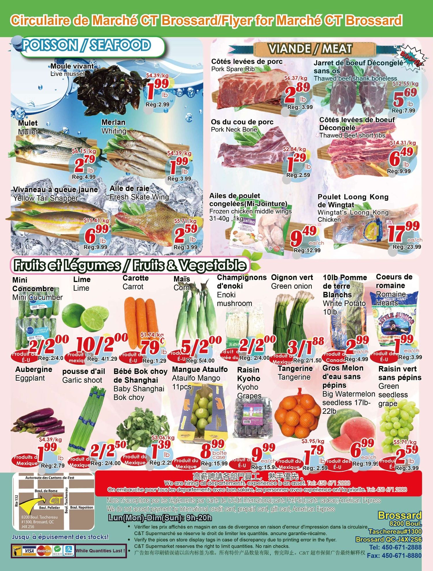 Marche C&T (Brossard) Flyer August 6 to 12