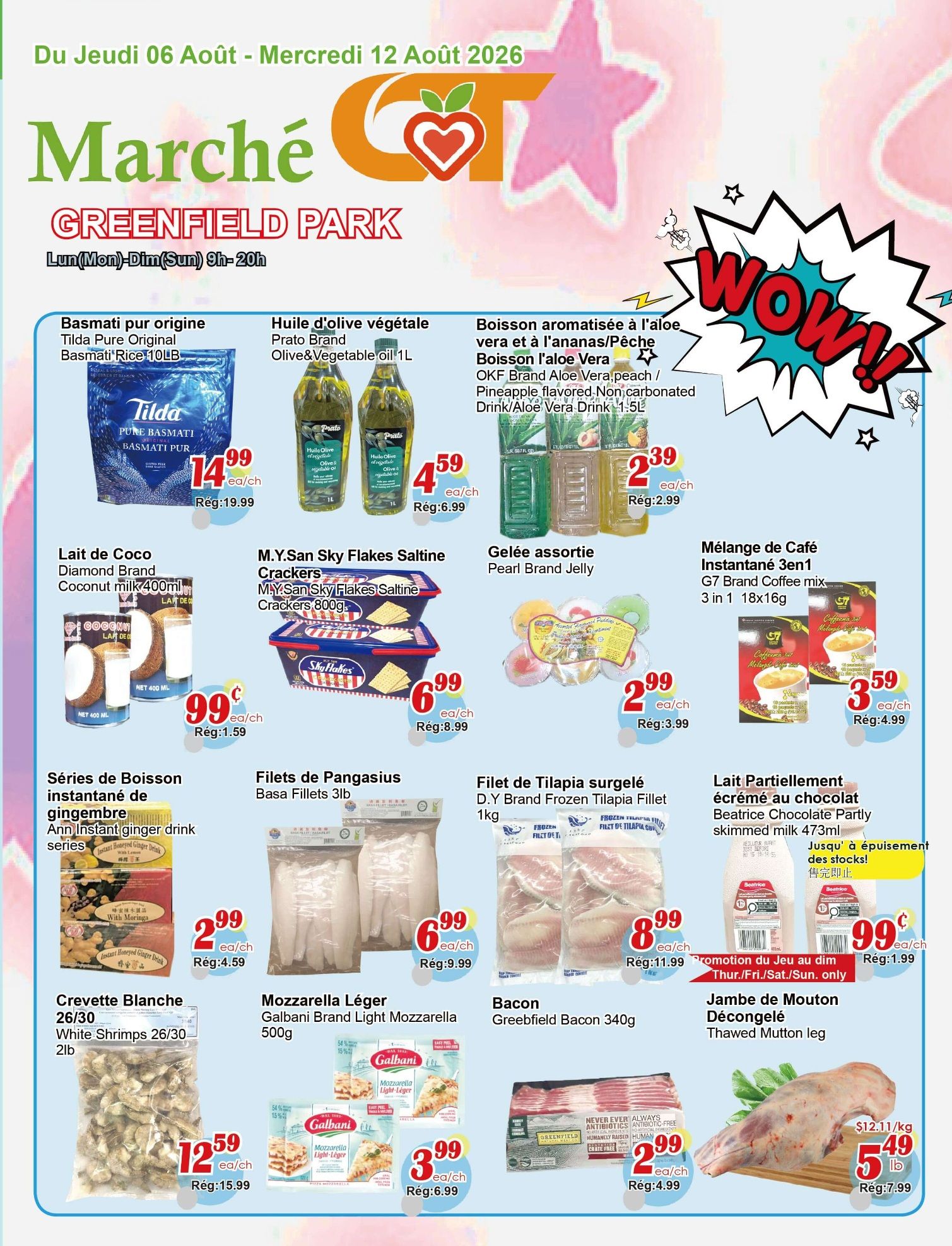 Marche C&T (Greenfield Park) Flyer August 6 to 12