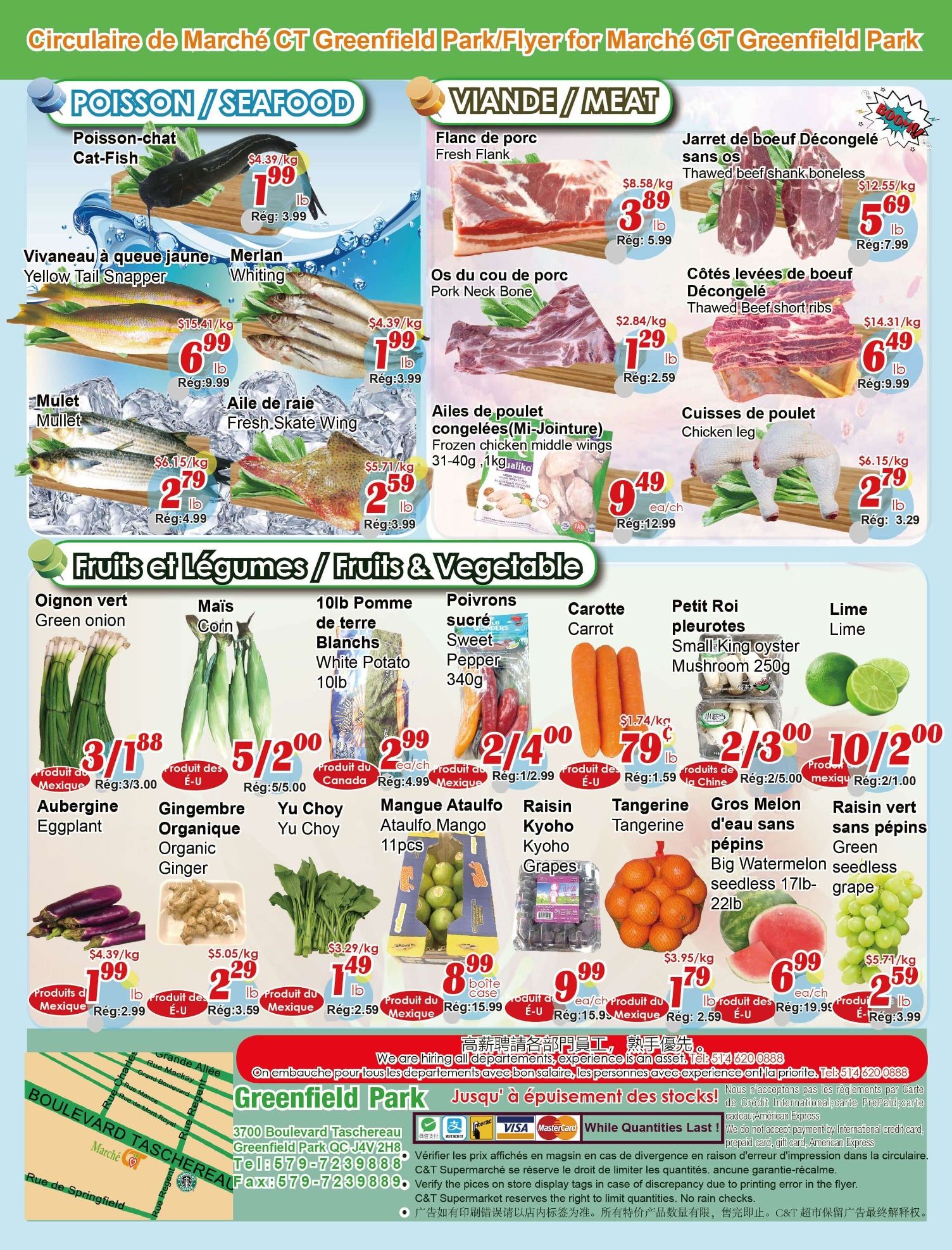 Marche C&T (Greenfield Park) Flyer August 6 to 12