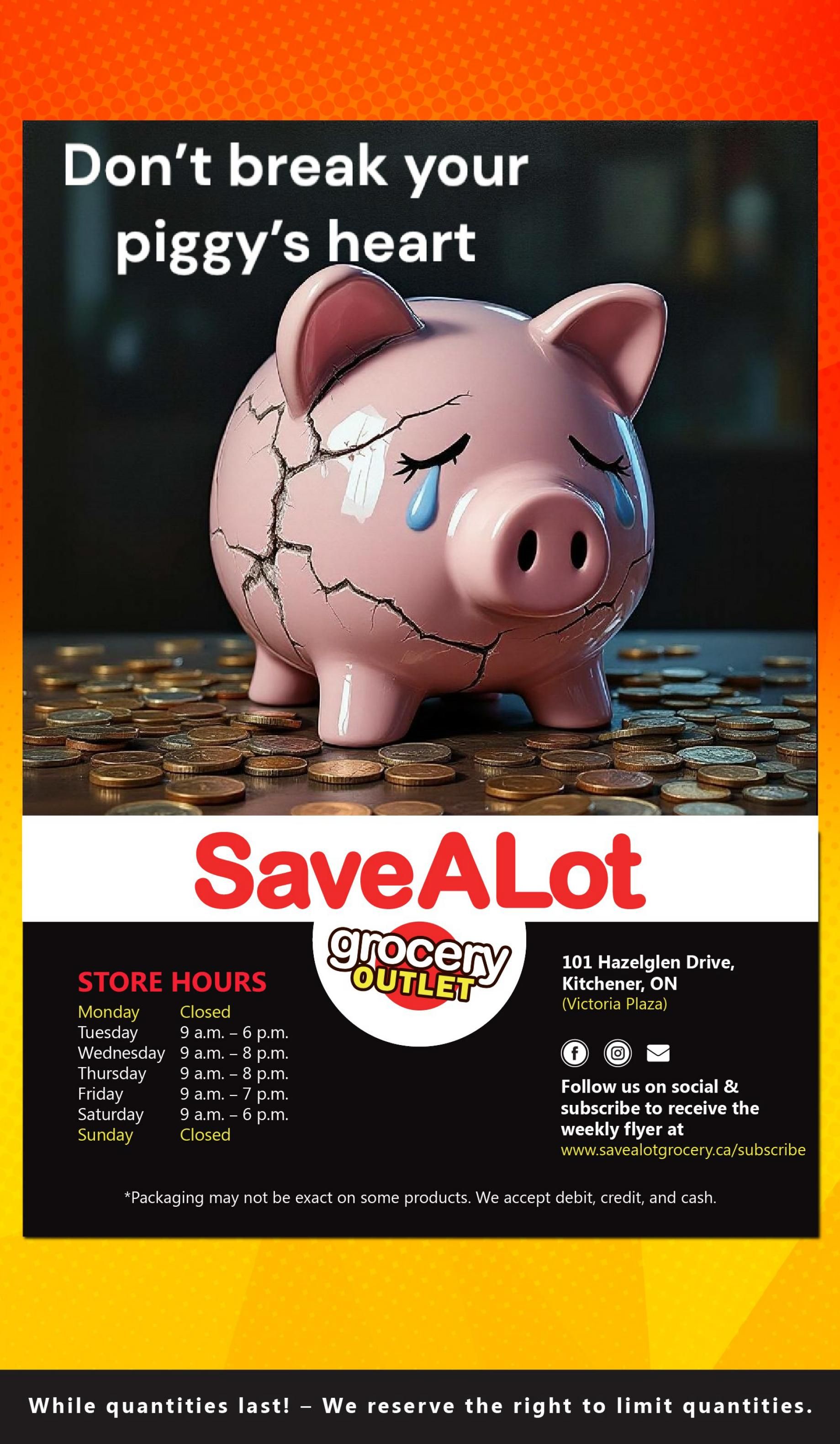 SaveALot Grocery Outlet Flyer August 6 to 12