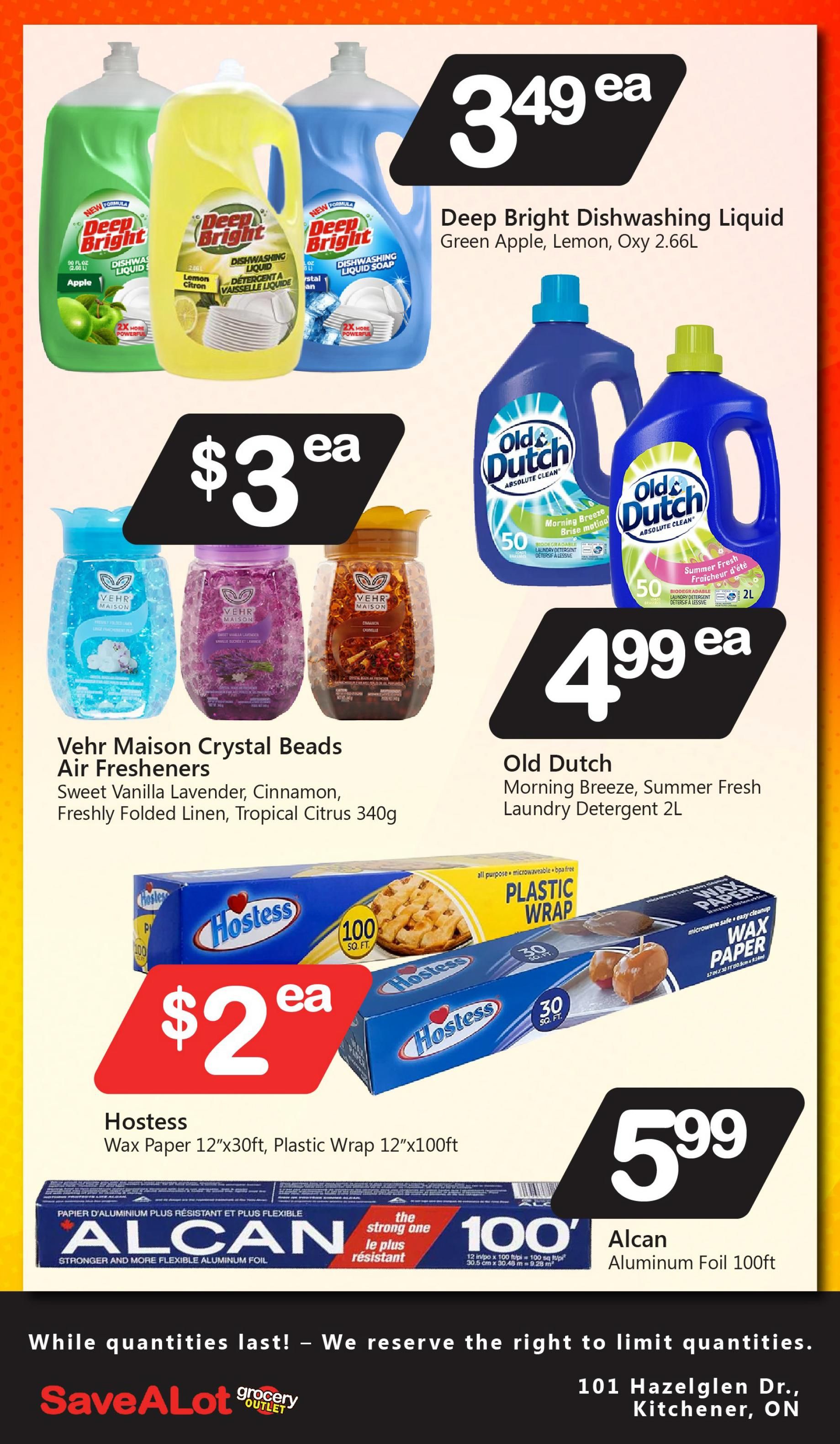 SaveALot Grocery Outlet Flyer August 6 to 12
