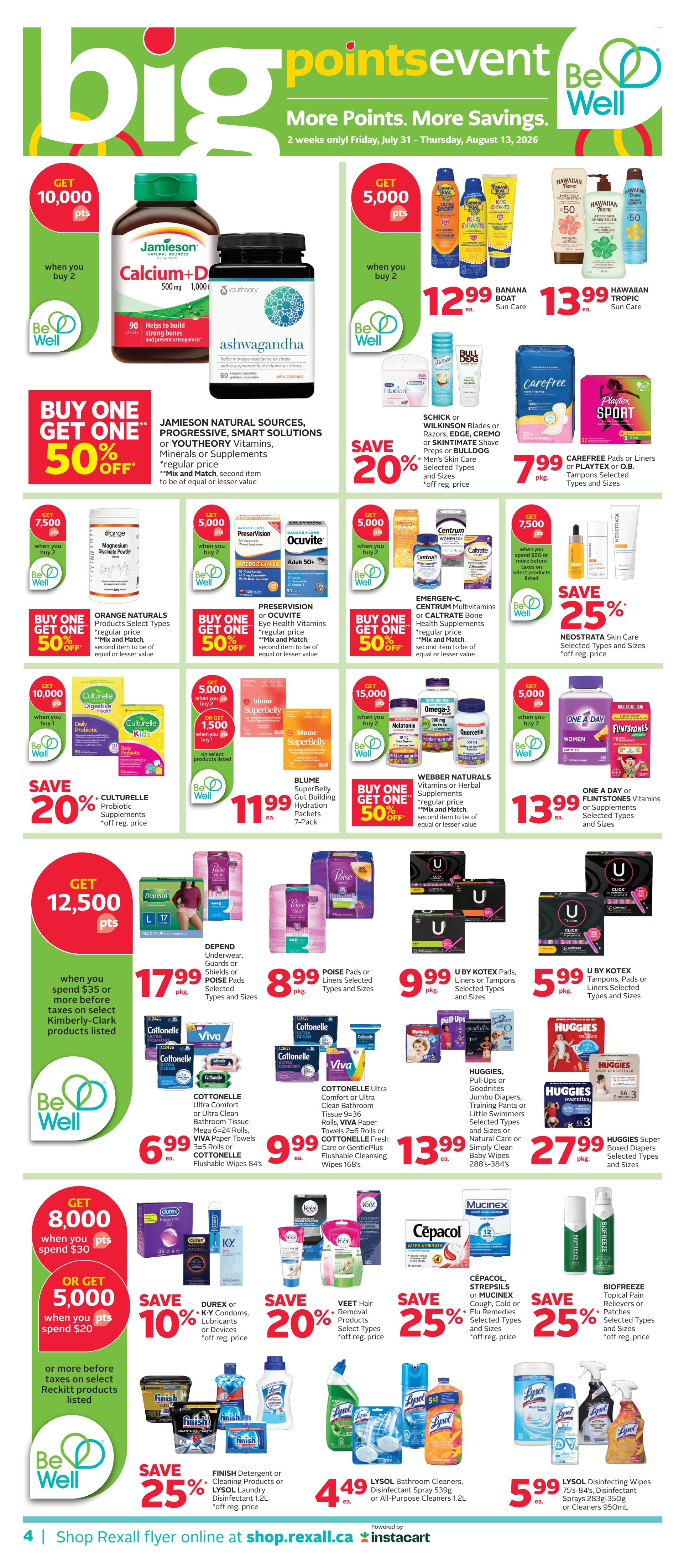 Rexall (BC) Flyer August 7 to 13