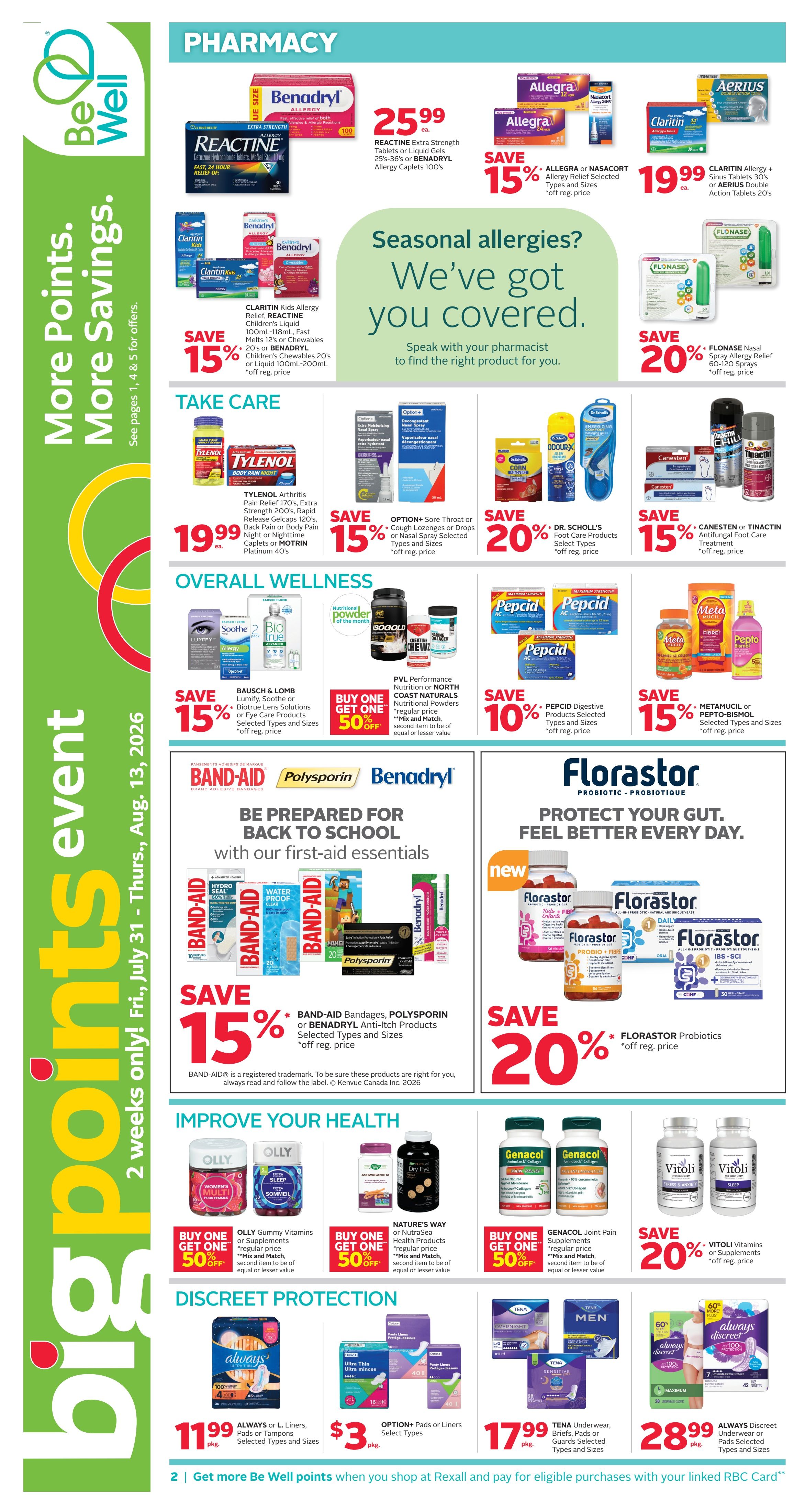 Rexall (BC) Flyer August 7 to 13
