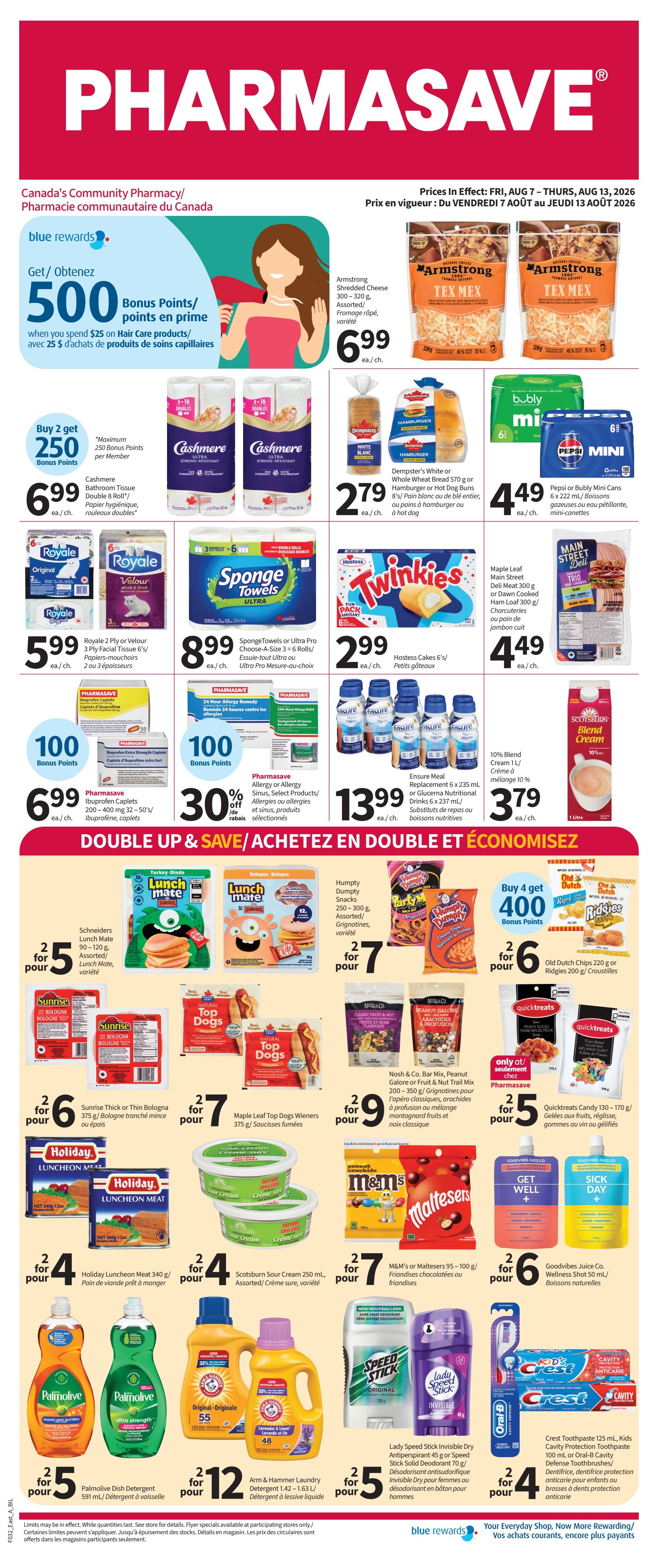 Pharmasave (NB) Flyer August 7 to 13