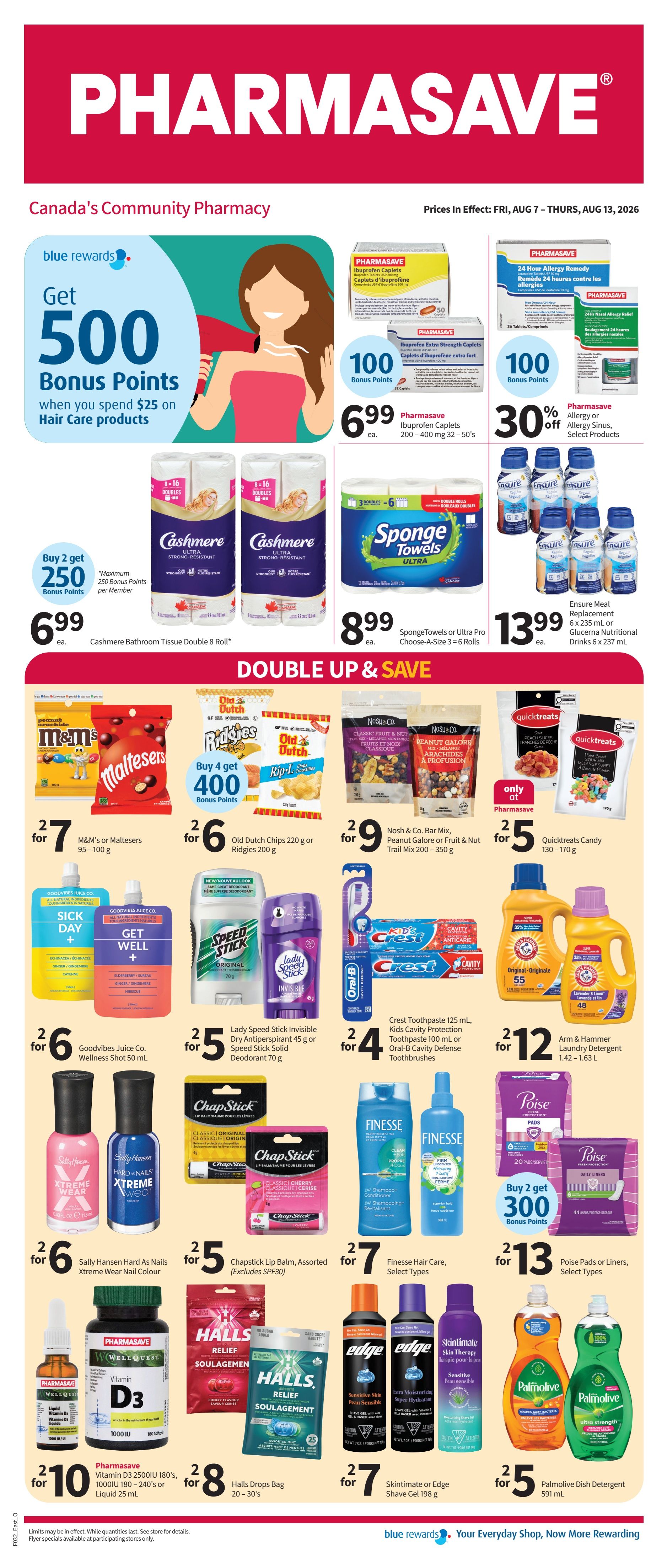 Pharmasave (ON) Flyer August 7 to 13