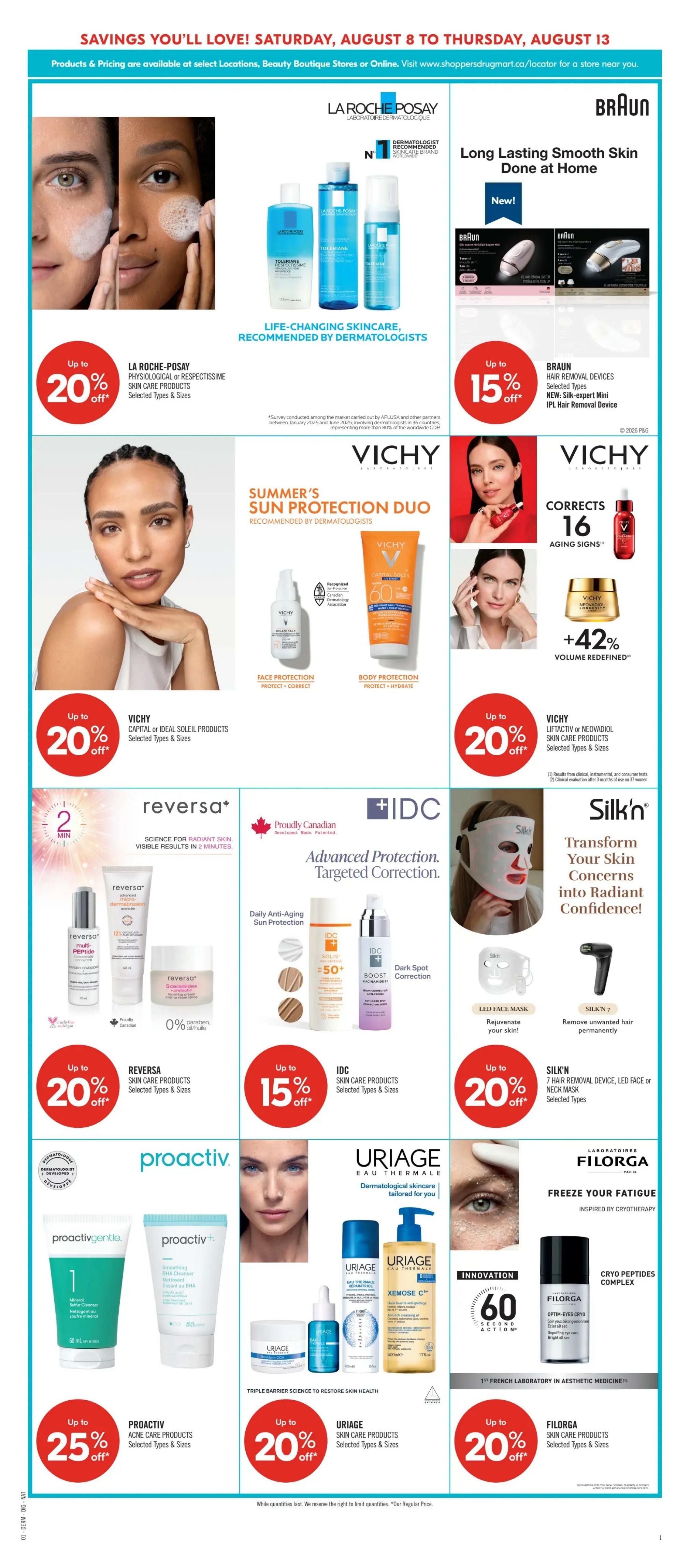 Shoppers Drug Mart (ON) Flyer August 8 to 15