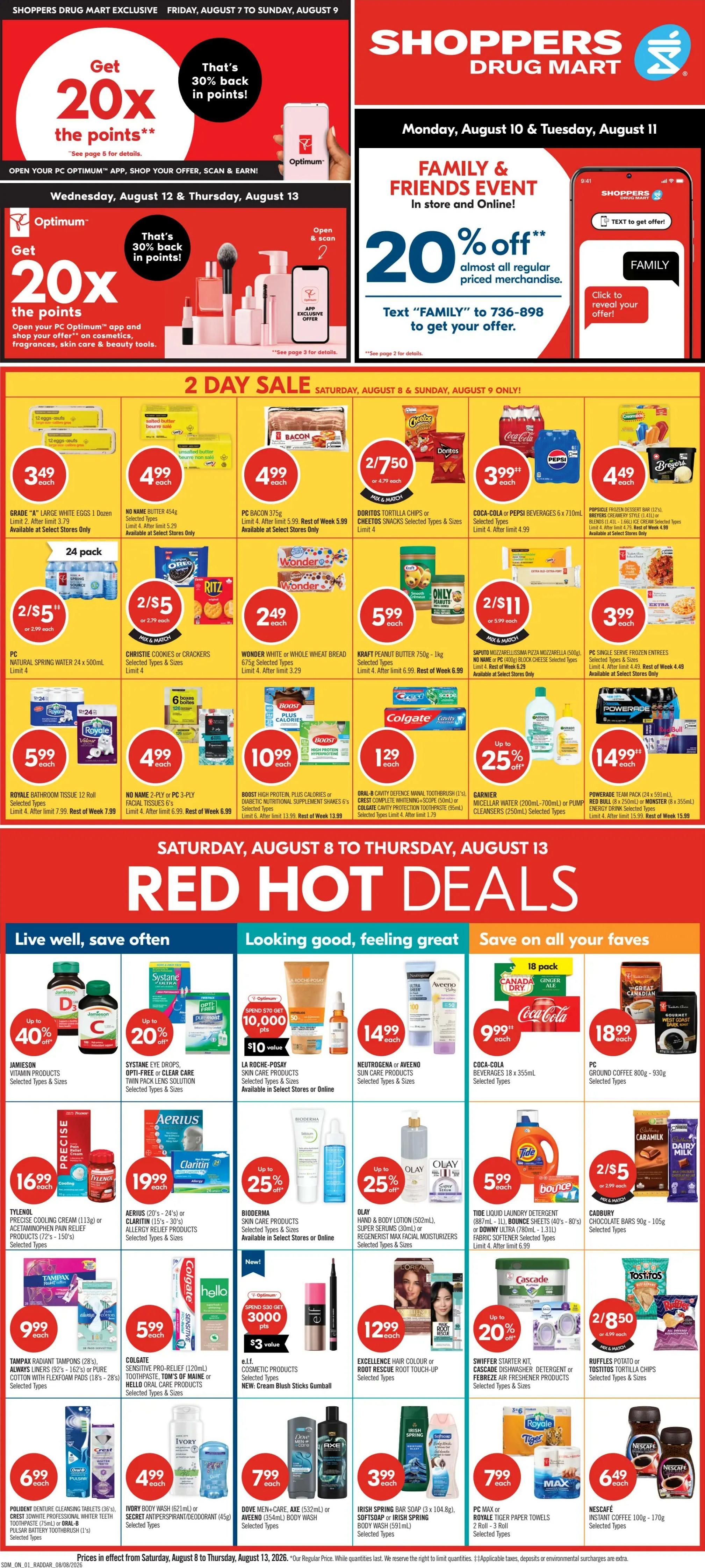 Shoppers Drug Mart (ON) Flyer August 8 to 15